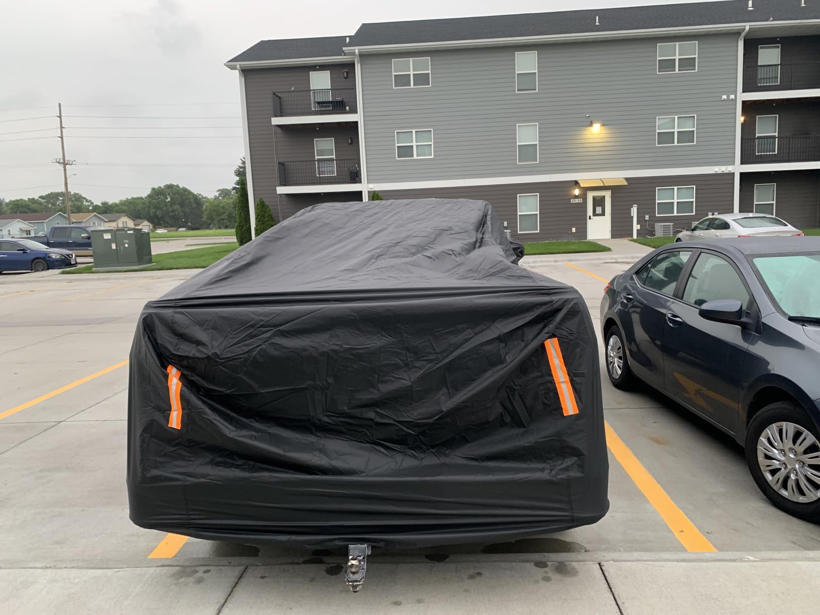 NEVERLAND Car Cover Waterproof All Weather for Sedan 183''L x 70''W x 59''H customer photo 2