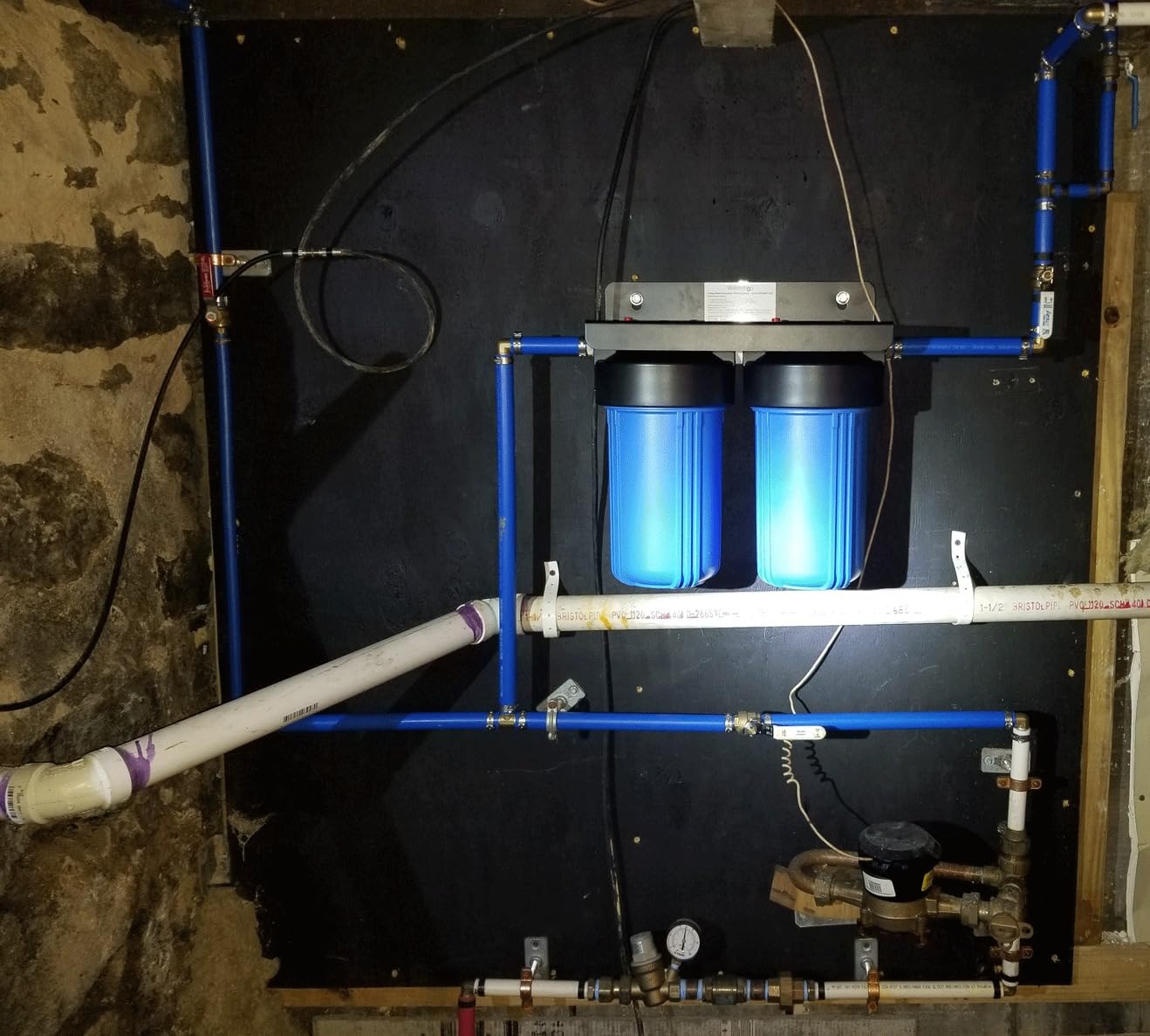 Waterdrop WHF21-PG 2-Stage Whole House Water Filter System, 5 Micron customer photo 2