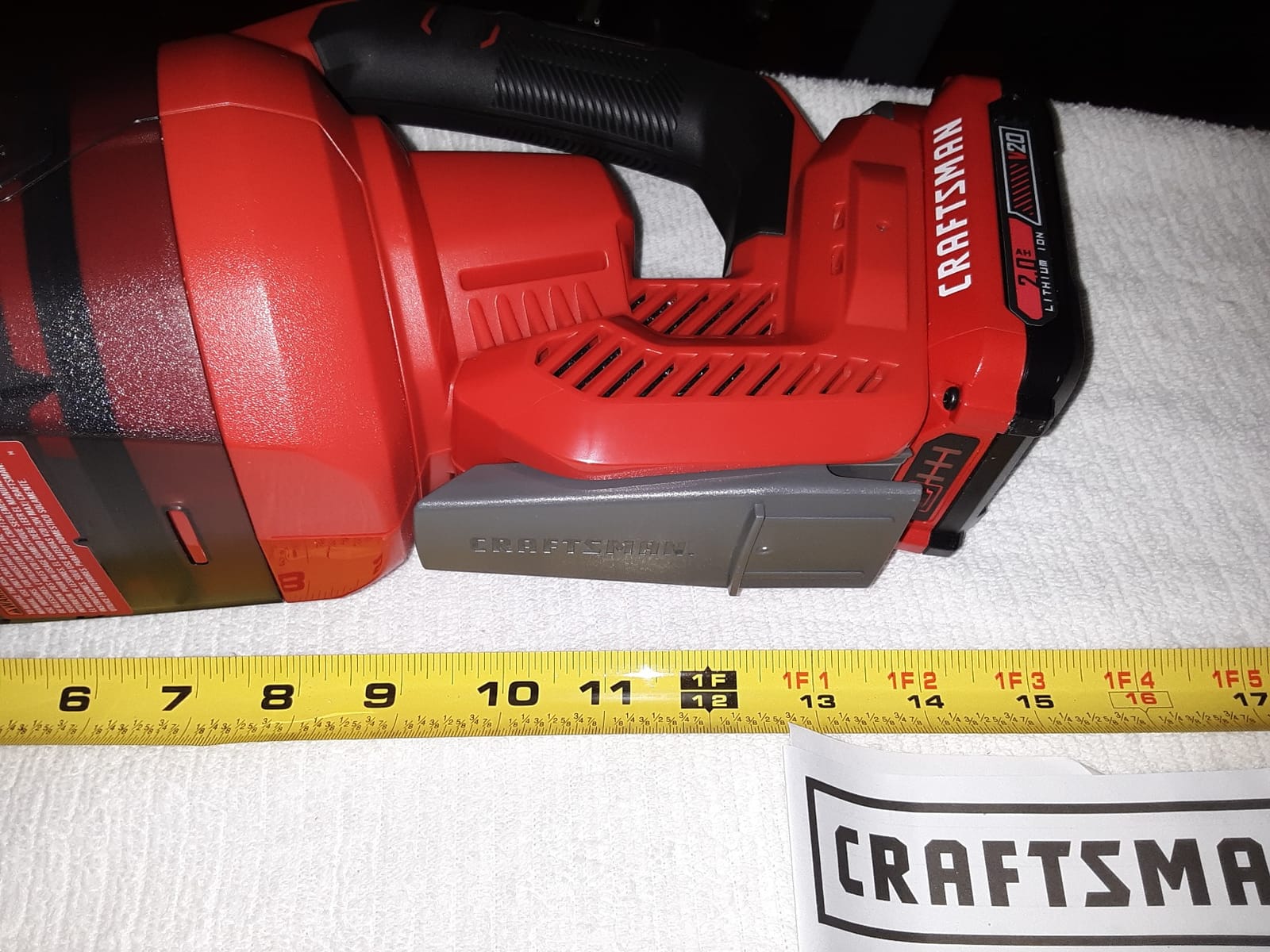 CRAFTSMAN V20 Cordless Hand Vacuum, 45 CFM, 2 Stage Filtration System with Filter, Battery and Charger Included (CMCVH001C1) customer photo 1