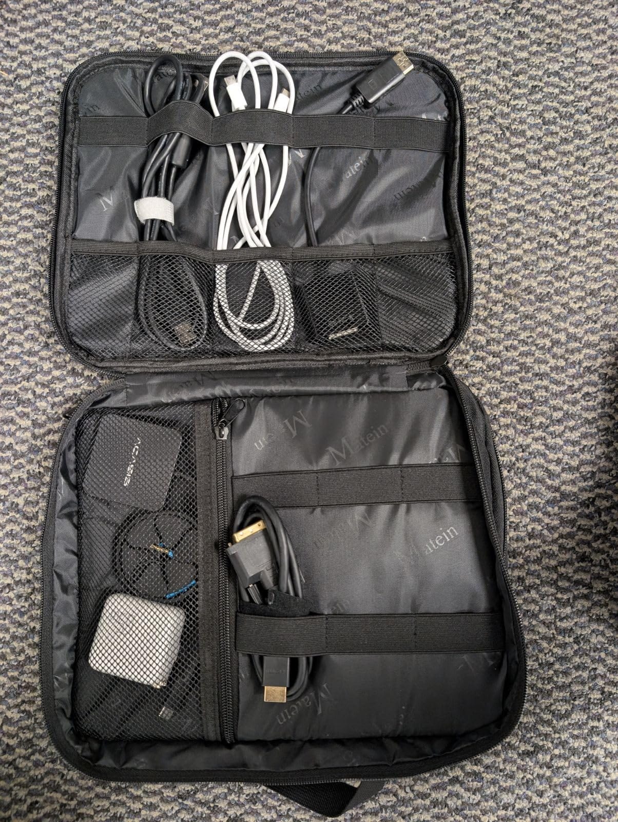MATEIN Cable Organizer Bag, Large Travel Storage Bag, Sturdy Tool Case customer photo 2