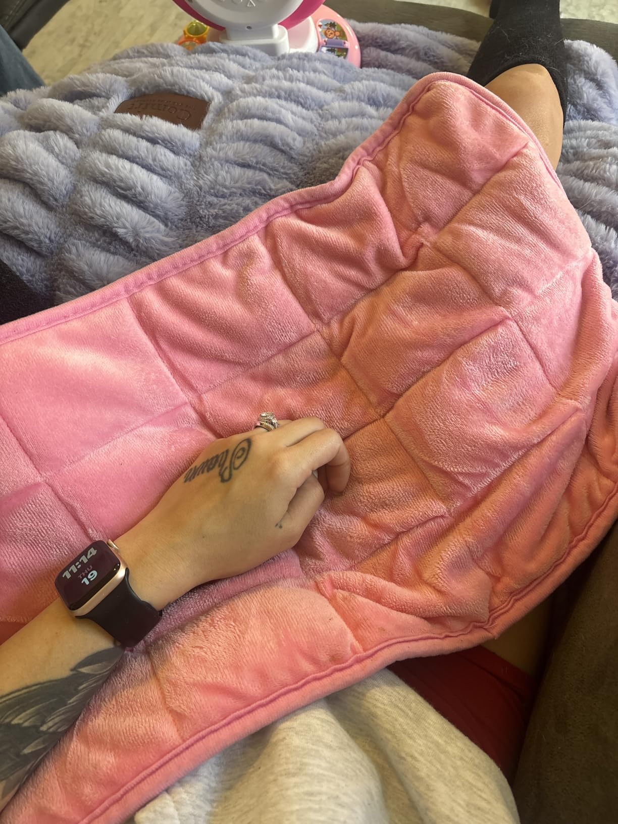 Comfytemp Weighted Heating Pad for Back & Period, FSA Eligible HSA, 12 x 24 customer photo 1