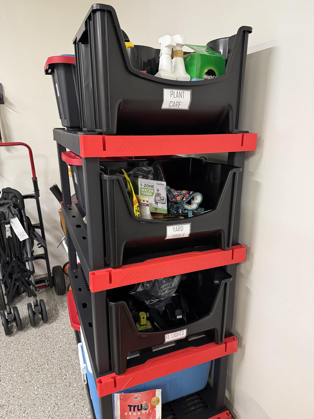 CX Craftsman 5-Tier Heavy Duty Plastic Storage Shelves, Garage Organization customer photo 2