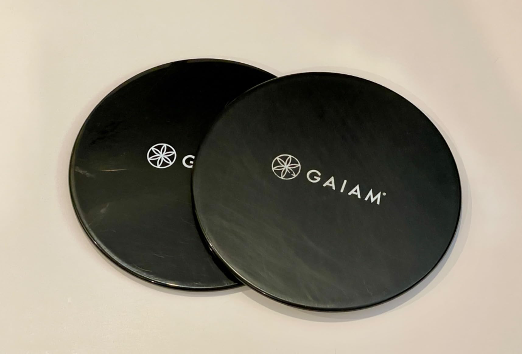 Gaiam Core Sliding Discs - Dual Sided Workout Sliders for Carpet & Hardwood Floor - Home Ab Pads Exercise Equipment Fitness Sliders for Women and Men customer photo 2
