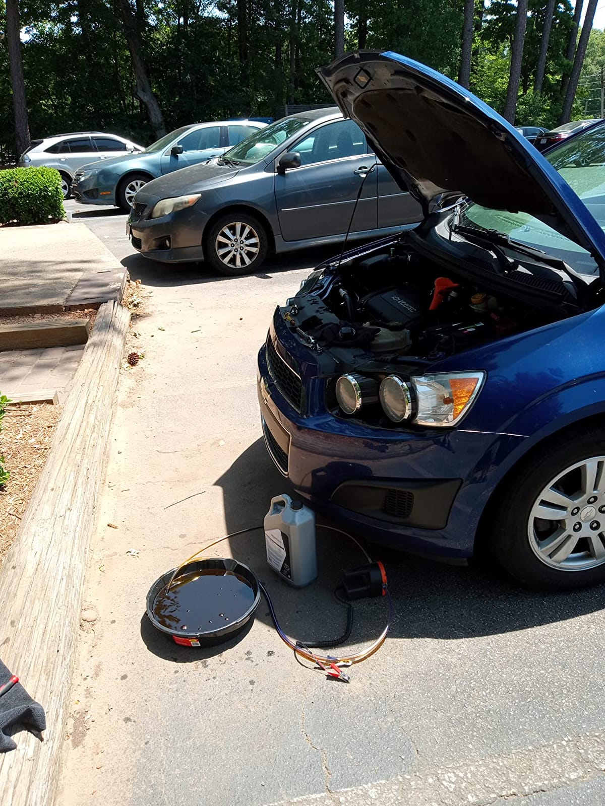 Oil Extractor Pump 12V 100W, Oil Change Pump For DIY Engine customer photo 2