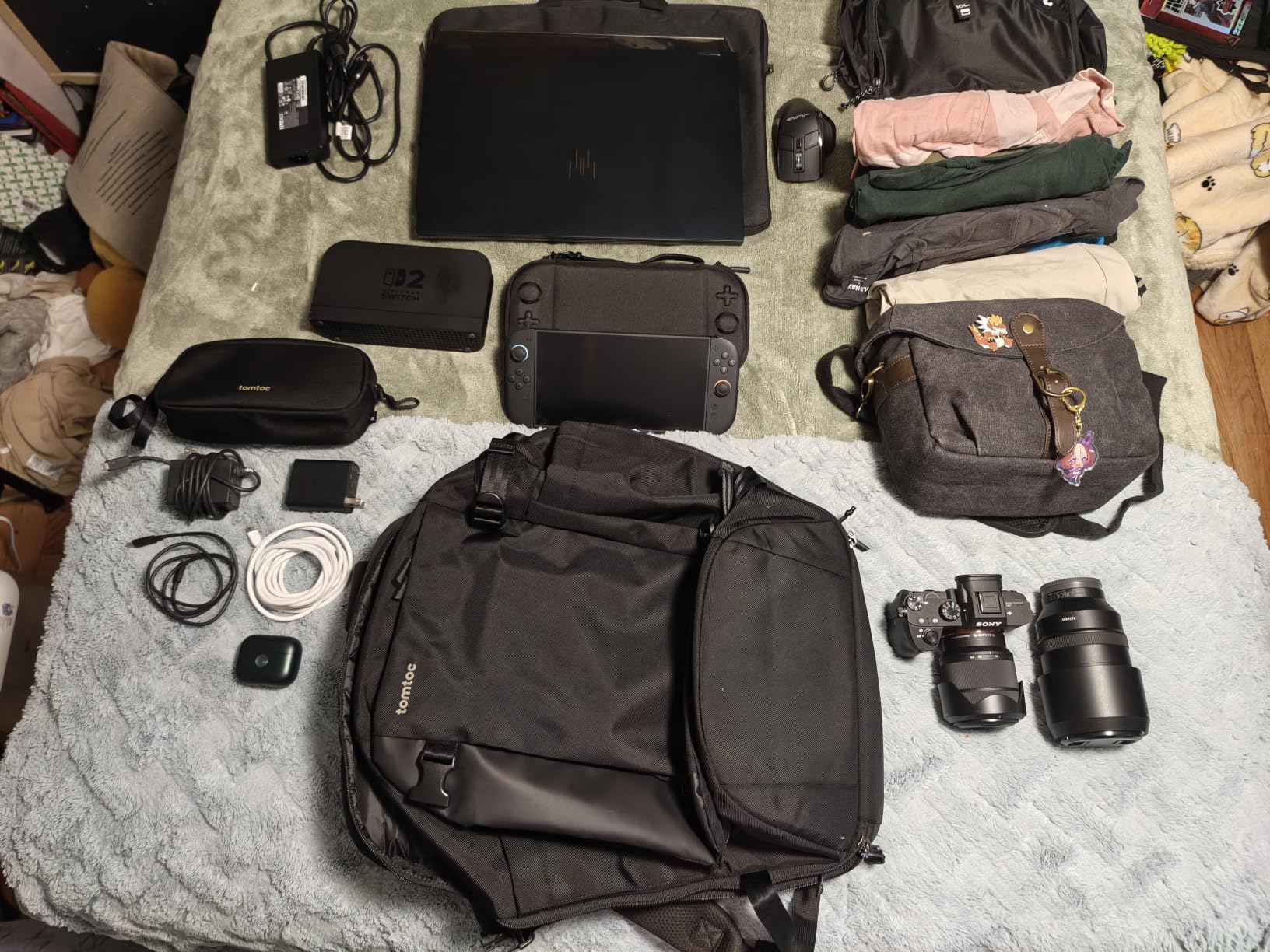 tomtoc Travel Backpack 40L, TSA Carry On Bag Flight Approved, PFAS Free customer photo 1