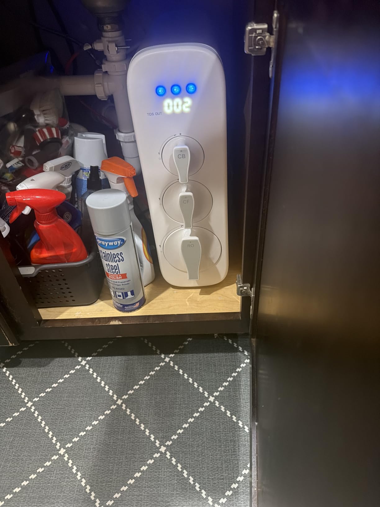 Waterdrop G3P800 Tankless Reverse Osmosis Water Filter System, 800 GPD customer photo 2