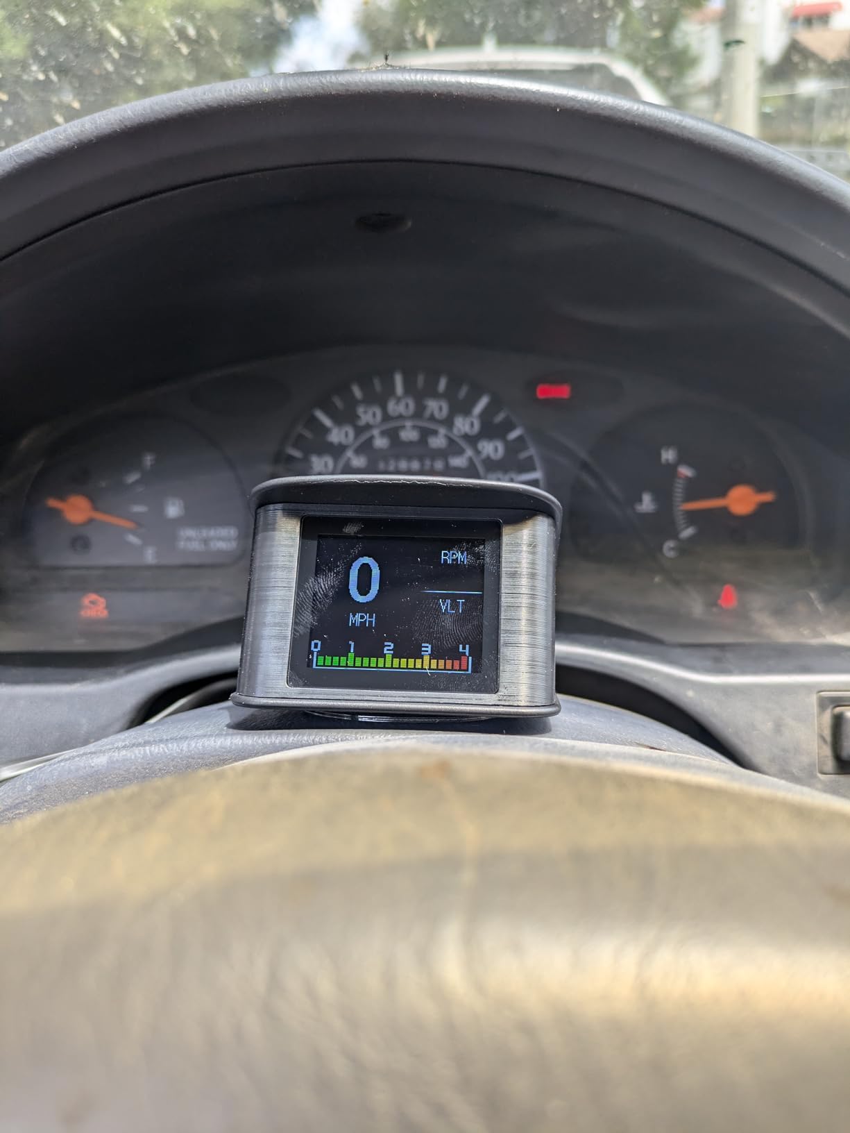 X AUTOHAUX Mini HUD Head Up Display Car Dashboard Digital Speedometer customer photo 1
