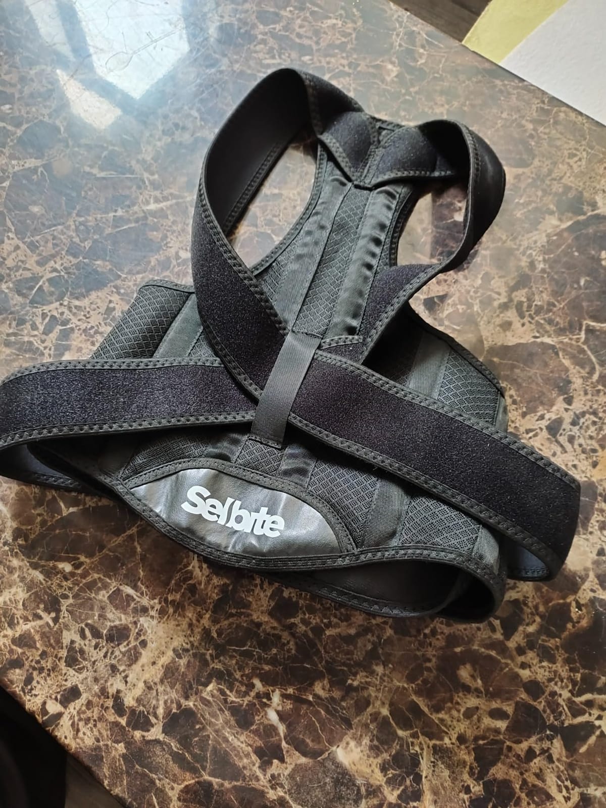 Selbite Posture Corrector for Men and Women - Back Brace for Upper and Lower Body Support - Adjustable Straightener with Pain Relief and Muscle Memory (Large) customer photo 1