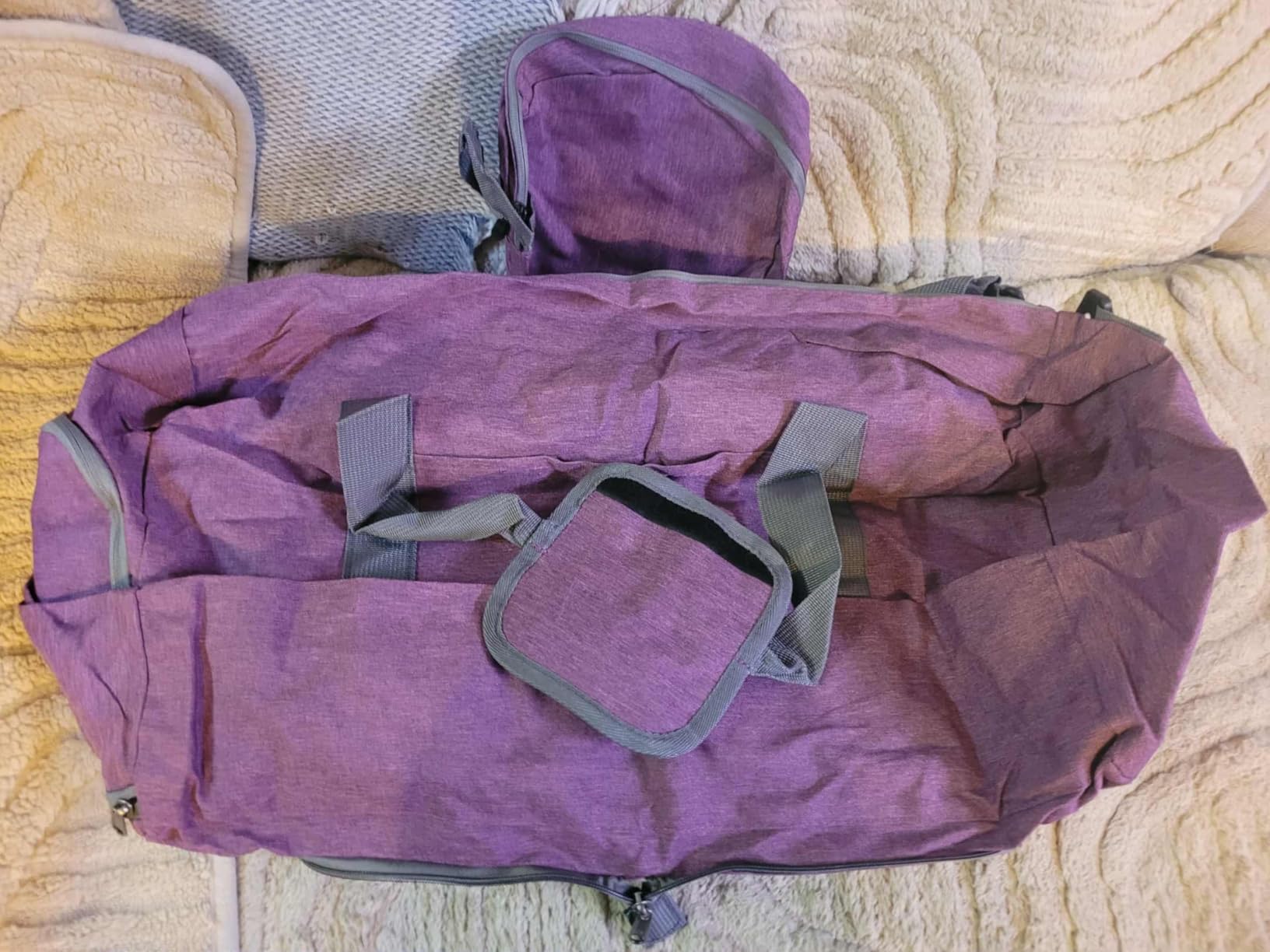 Felipe Varela Foldable Duffle Bag for Travel Weekend Overnight Gym Camping customer photo 1