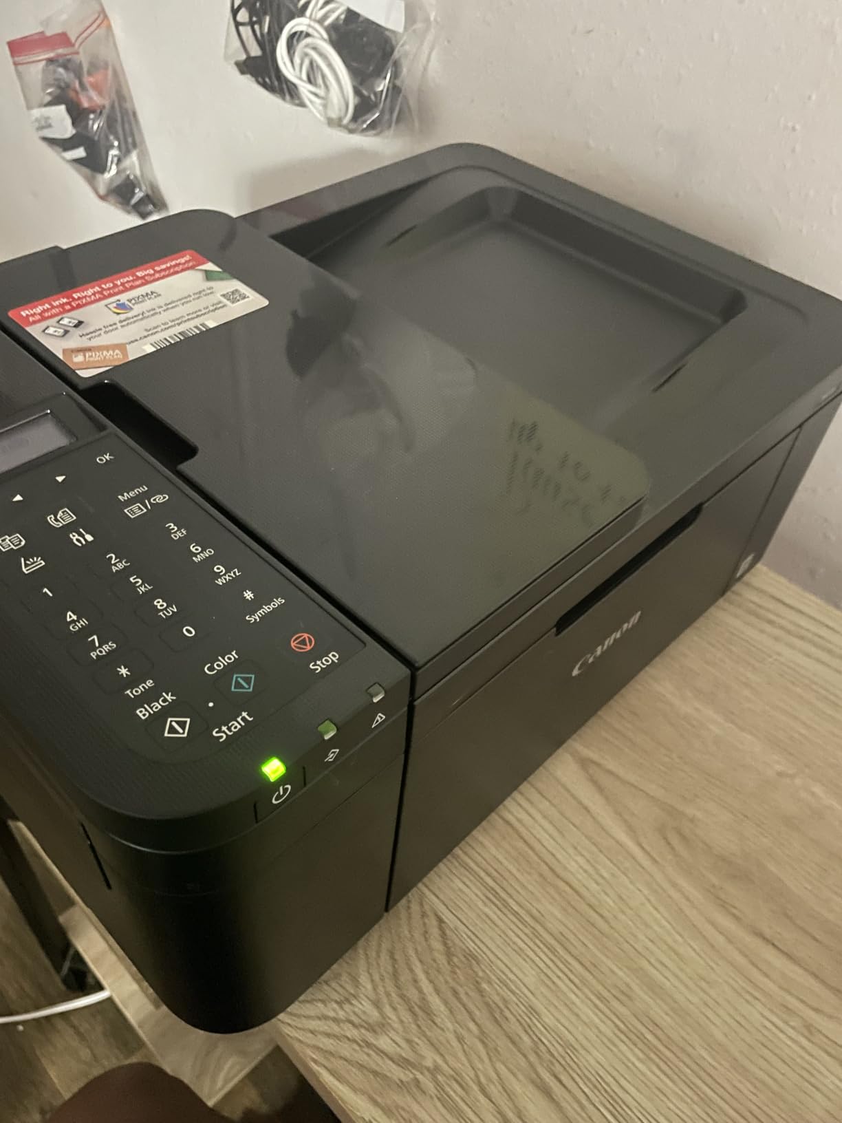 Canon PIXMA TR4720 All-in-One Wireless Printer, Home Use with Auto Document Feeder, Mobile Printing and Built-in Fax, Black customer photo 2