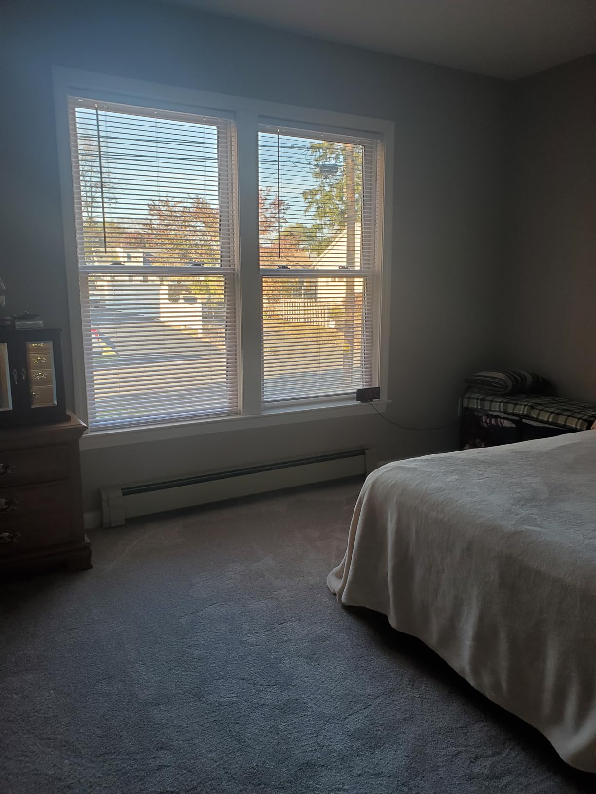 Calyx Interiors 1“ Mini Blinds, 70.5“W x 60“H, White, Light Filtering customer photo 2