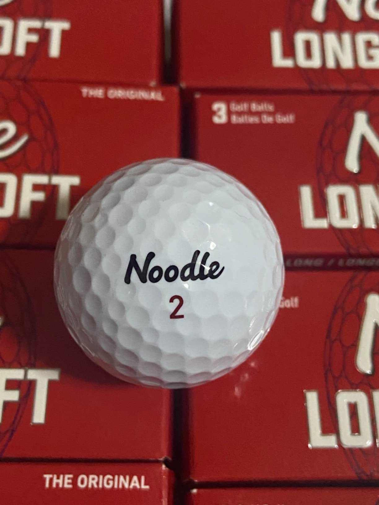 TaylorMade Noodle Long & Soft Golf Balls, Ultra-Soft 34 Compression Core, Great Feel and Increased Spin, Patented Dimple Design for Straighter Flight customer photo 2