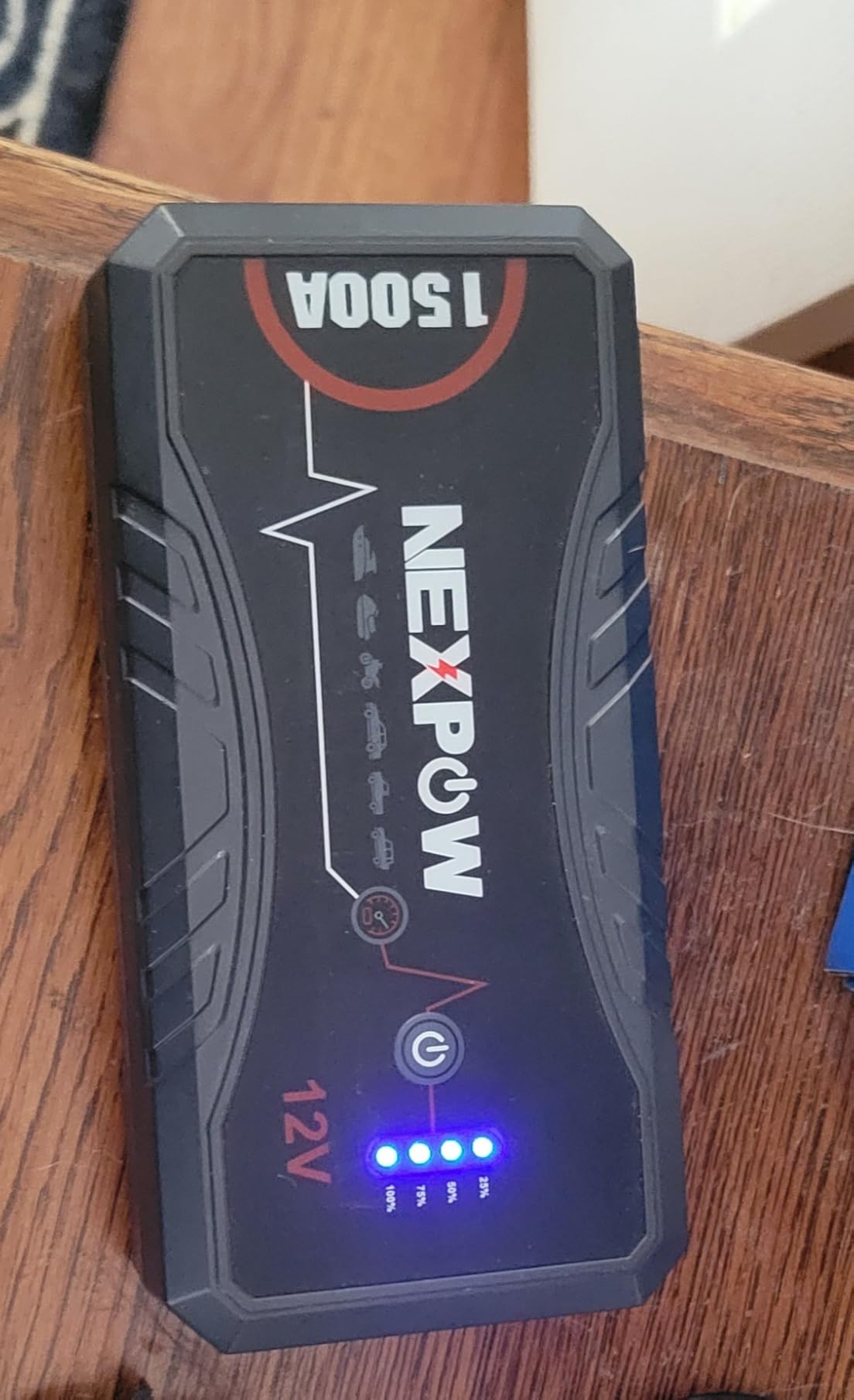 NEXPOW Car Jump Starter 2026 Upgraded Car Battery Jump Starter Pack customer photo 2