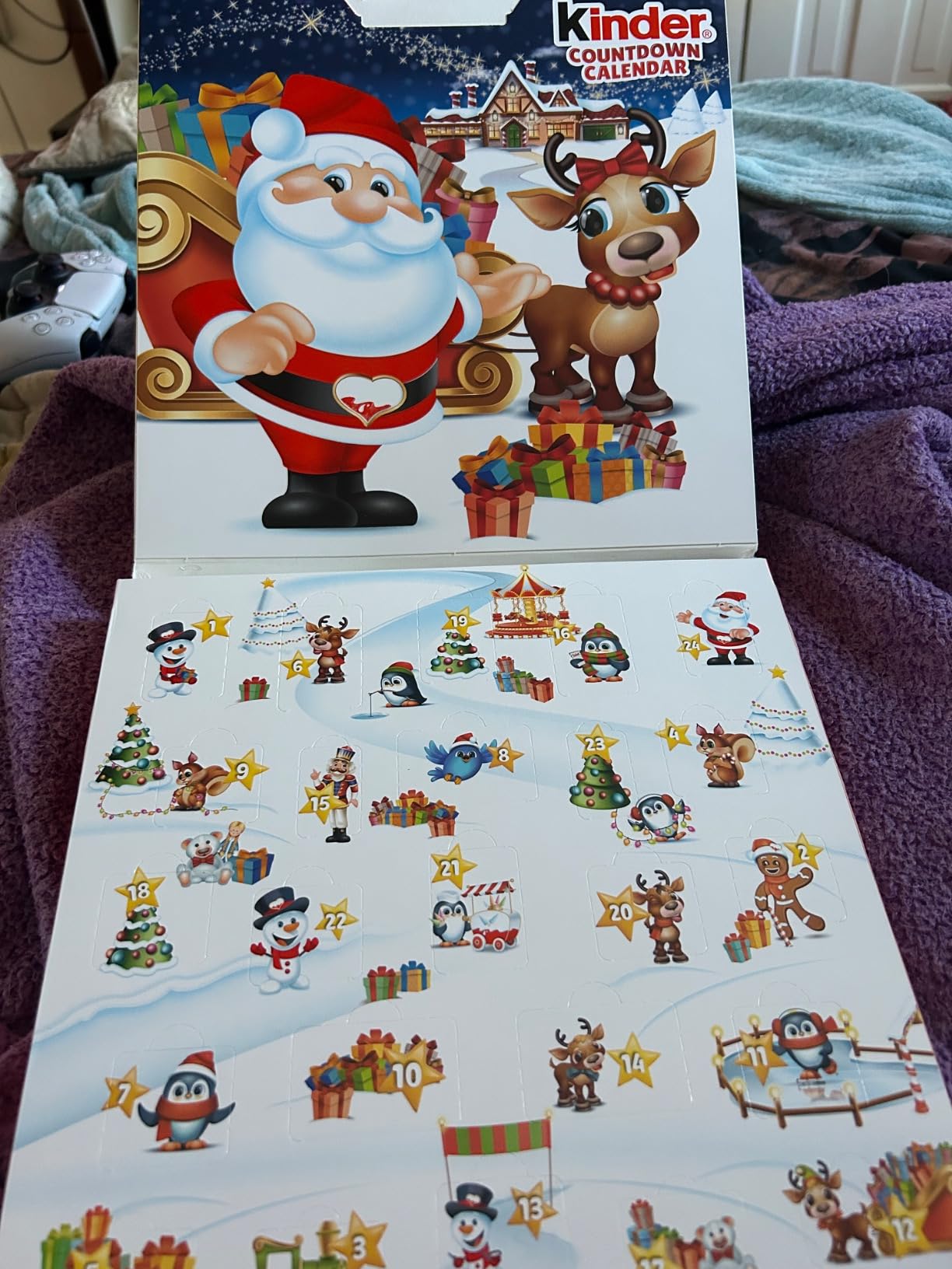 Kinder Chocolate Countdown 2026 Advent Calendar, 2 Pack, Holiday gift for all, Contains Nut, 24 Pieces, 8.8 oz customer photo 2