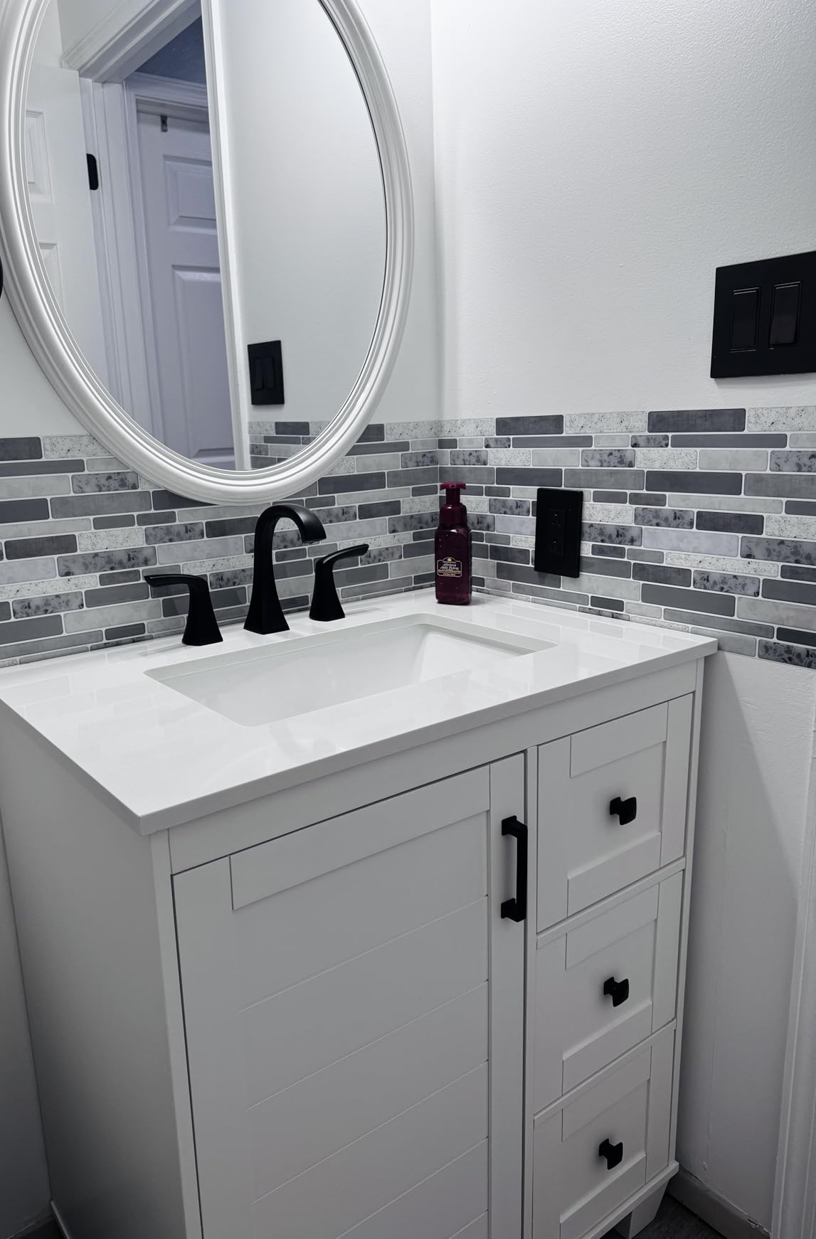 Art3d Stone Peel and Stick Backsplash, 10-Sheet, 12