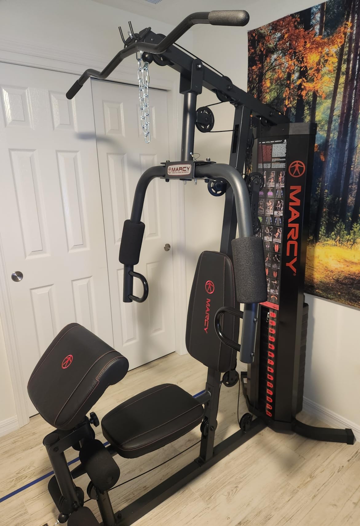 Marcy Multifunction Steel Home Gym 150lb Weight Stack Machine customer photo 1