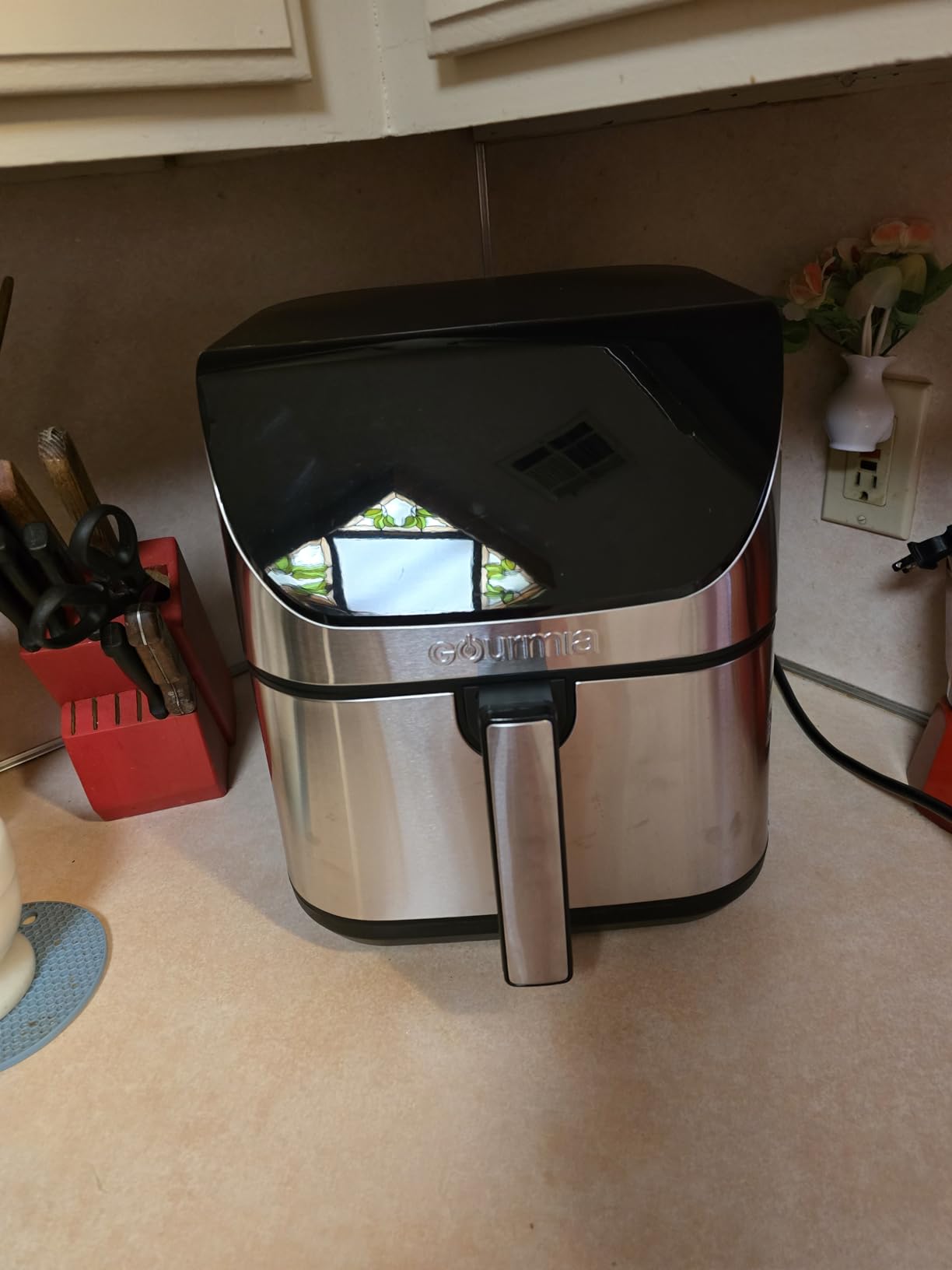 Gourmia Air Fryer - 8 Qt Basket Capacity, 12 Presets, Stainless Steel customer photo 1