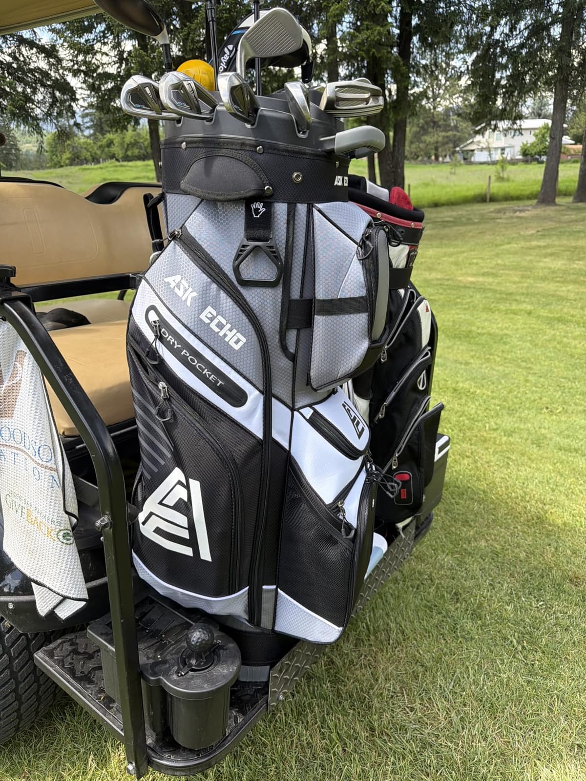 ASK ECHO T-Lock Golf Cart Bag, Quiet 14-Way Full-Length Divider customer photo 2