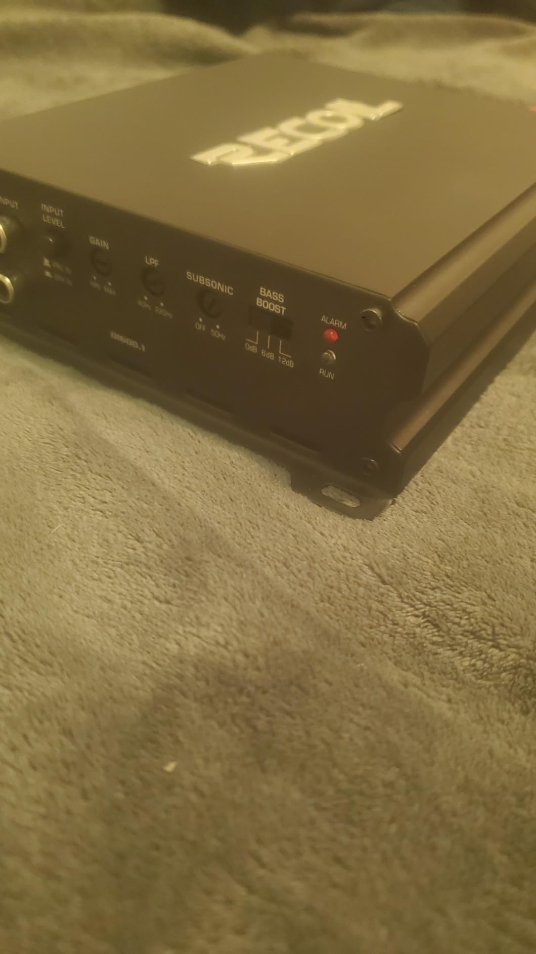 Recoil DI600.1 Class-D Car Audio Mono-Block Subwoofer Amplifier 1200W Max customer photo 1