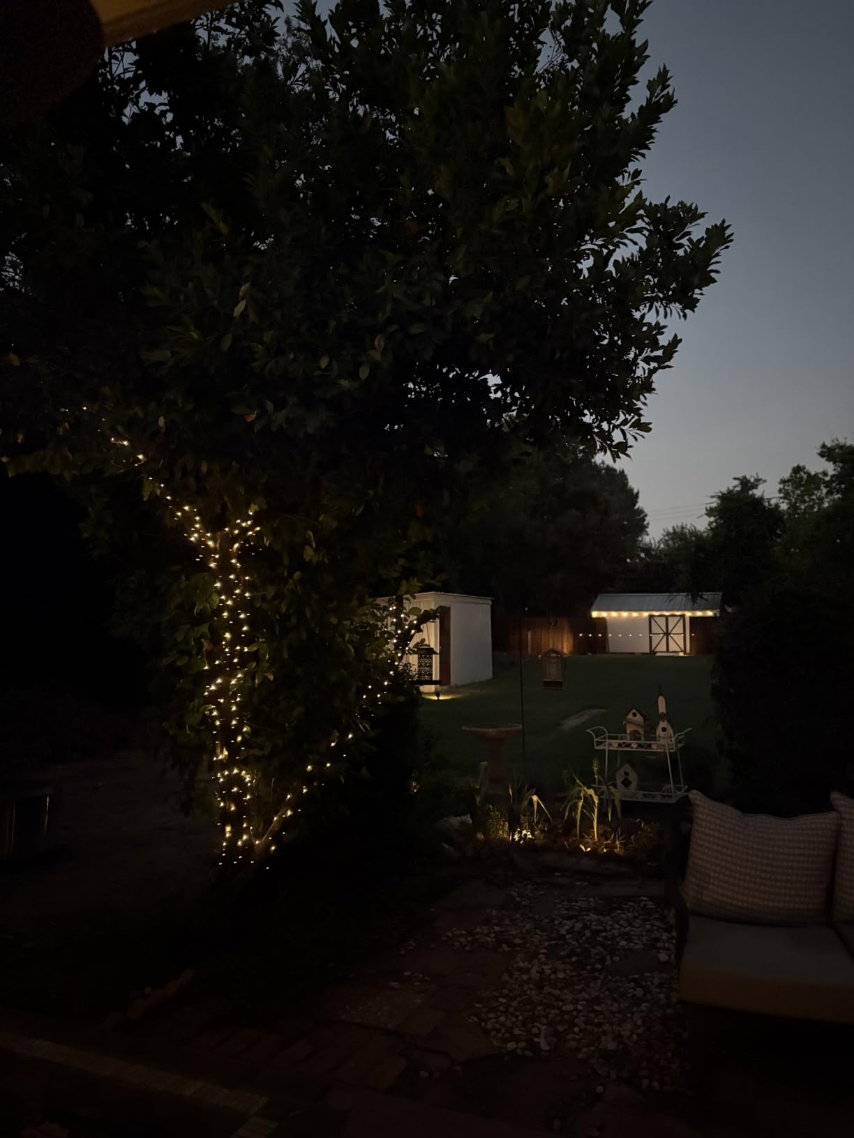 Lomotech Orange Purple Halloween Solar Lights, 2 Pack Total 66ft 200 LED customer photo 2