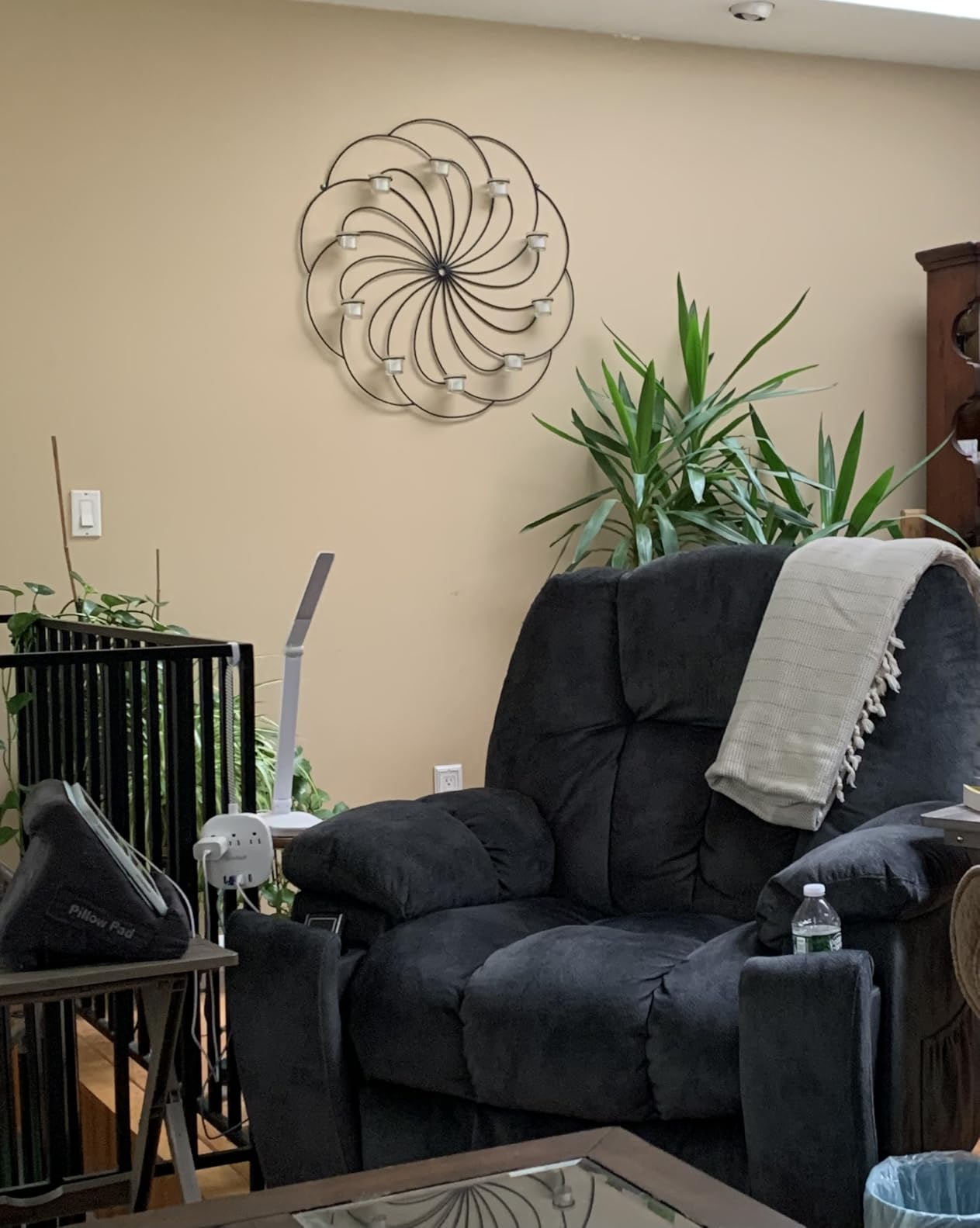 CANMOV Large Power Lift Recliner Chair with Massage, Heat, and USB for Elderly, Overstuffed Wide Recliners, Heavy Duty and Safety Motion Reclining Mechanism, Gray customer photo 2