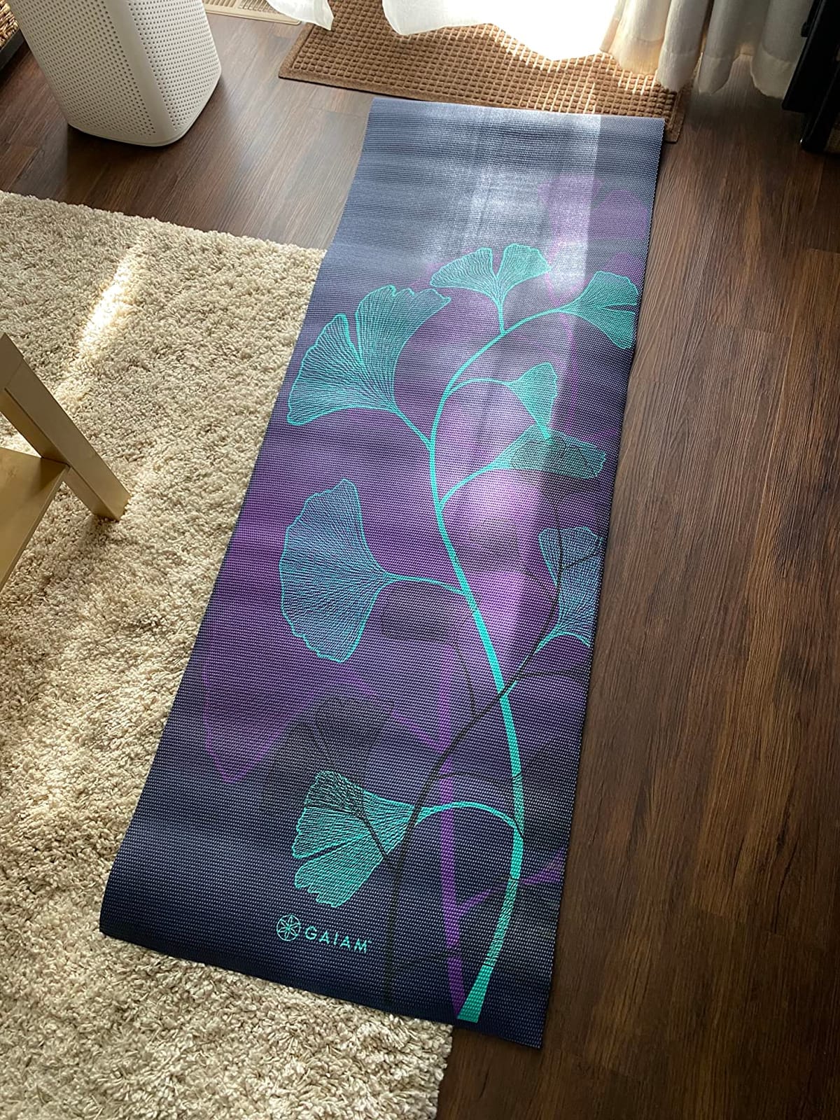 Gaiam Premium Yoga Mat, 6mm Thick Print Mat customer photo 1