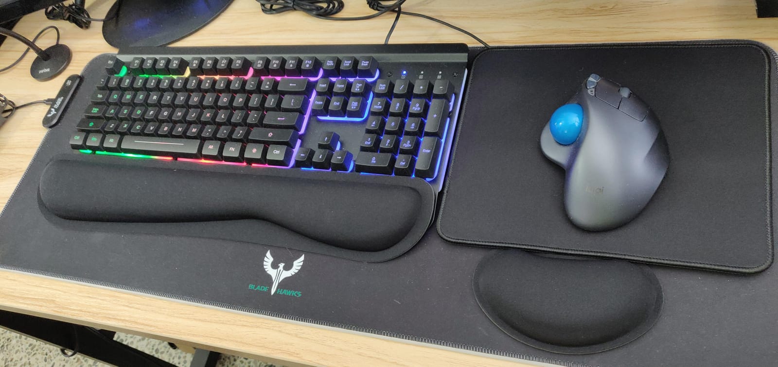 Yolanda Keyboard Wrist Rest Memory Foam, Easy Typing Pain Relief, Keyboard Mouse Pad Set for Computer, Laptop, Home & Office | Easy Typing Pain Relief, Keyboard Mouse Pad Set for Computer, Laptop, Home & Office customer photo 2