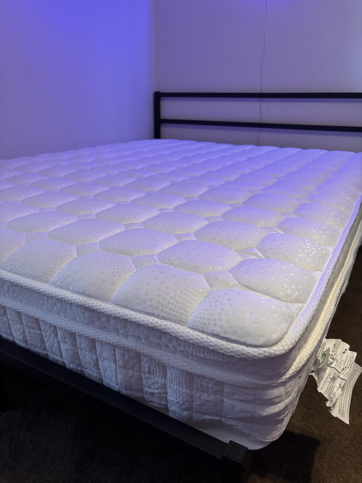 FDW | 10 Inch Queen Mattress | Medium Firm | Gel Memory Foam | White | Dual Construction | Pressure Relief, Cooling Foam, Removable and Washable Cover | Bed in a Box, CertiPUR-US Certified customer photo 2