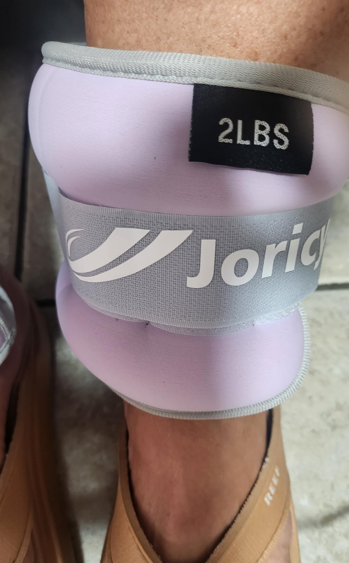 Ankle Weights A Pair of 1/2/3/4/6/8/10/12/20 LBS Wrist Leg Arm Weights for Women Men with Straps, Strength weighted for Physical Therapy Running Walking Home Fitness Gym Workout Weight Loss customer photo 2