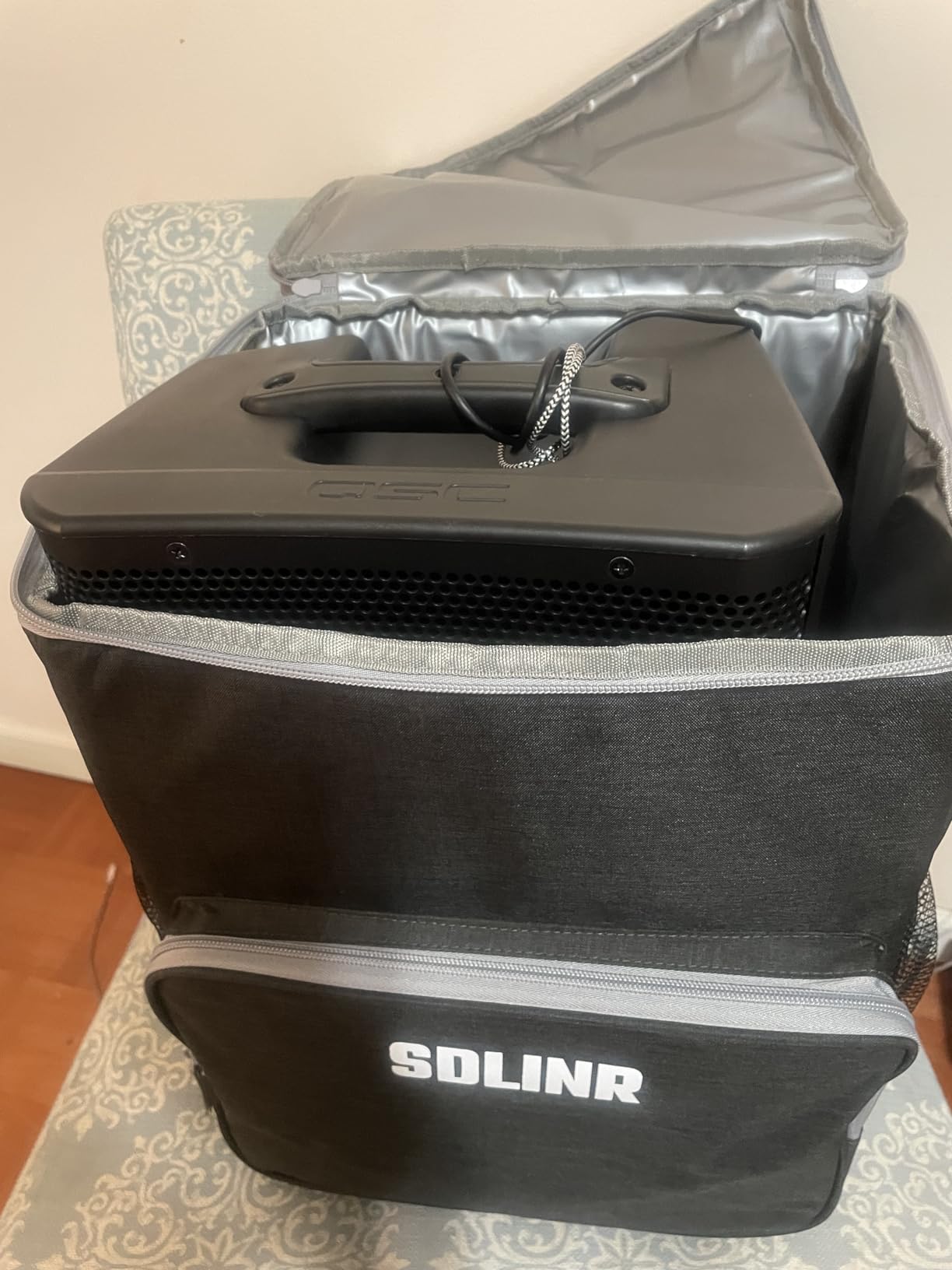 SDLINR Collapsible Cooler with Wheels, Rolling Cooler Bag for Beach Travel customer photo 2