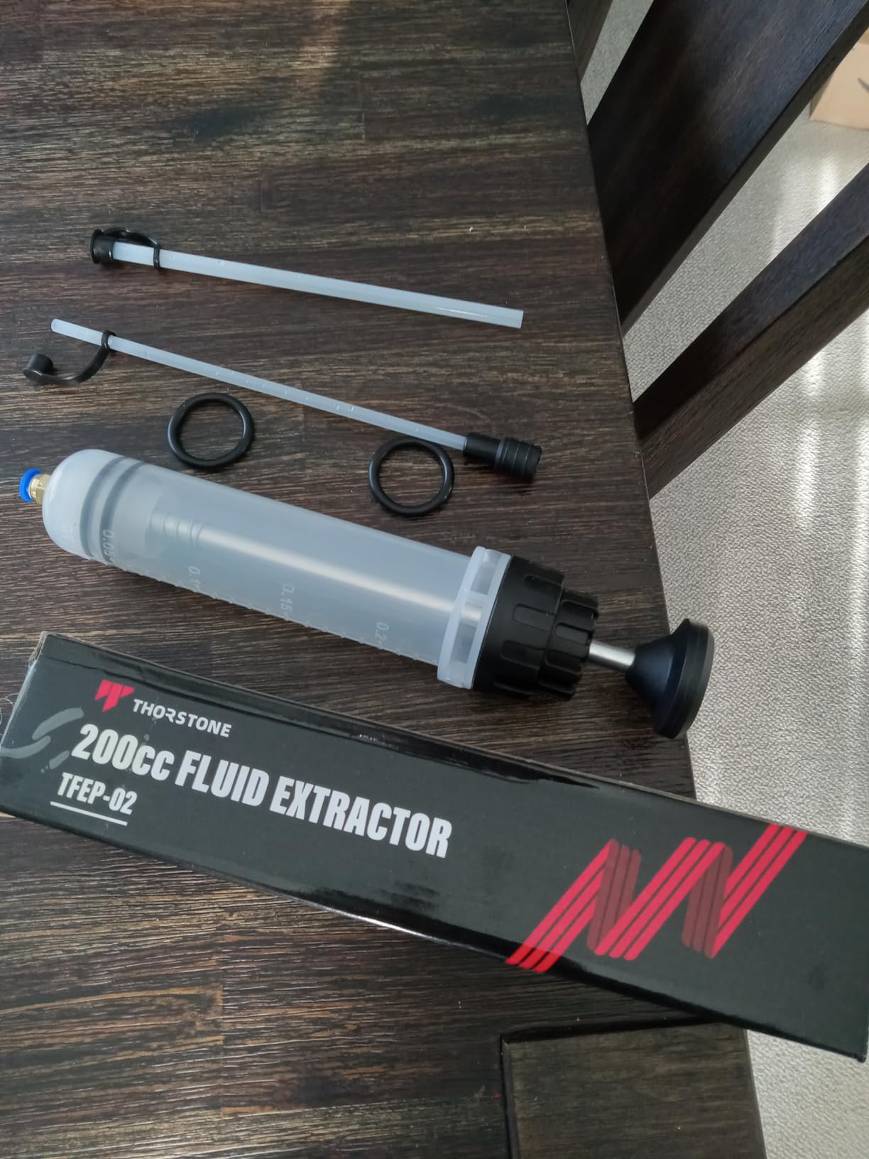 Thorstone 200cc Fluid Extractor Pump with 2pcs 22cm PVC Suction Tubes customer photo 1