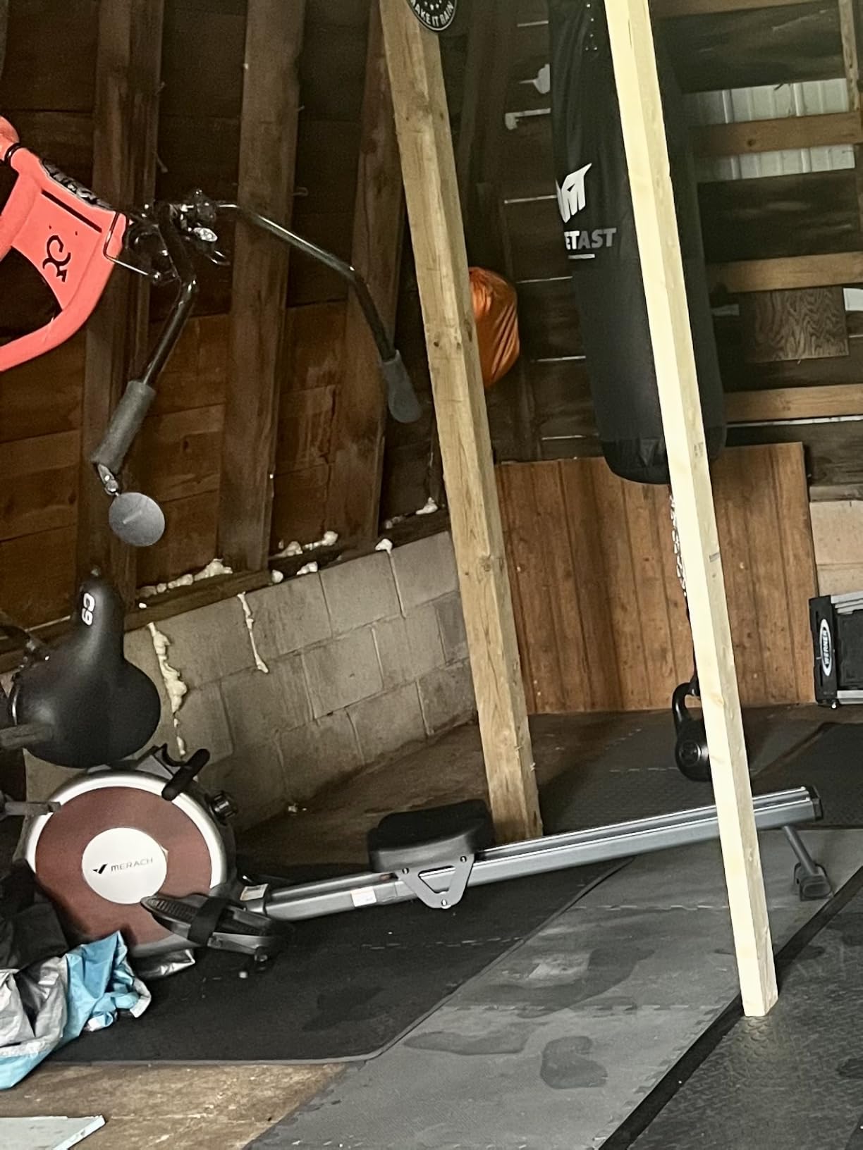 Merach Q1S Magnetic Rowing Machine Indoor, Dual Slide Rail, Quiet & Smooth customer photo 1