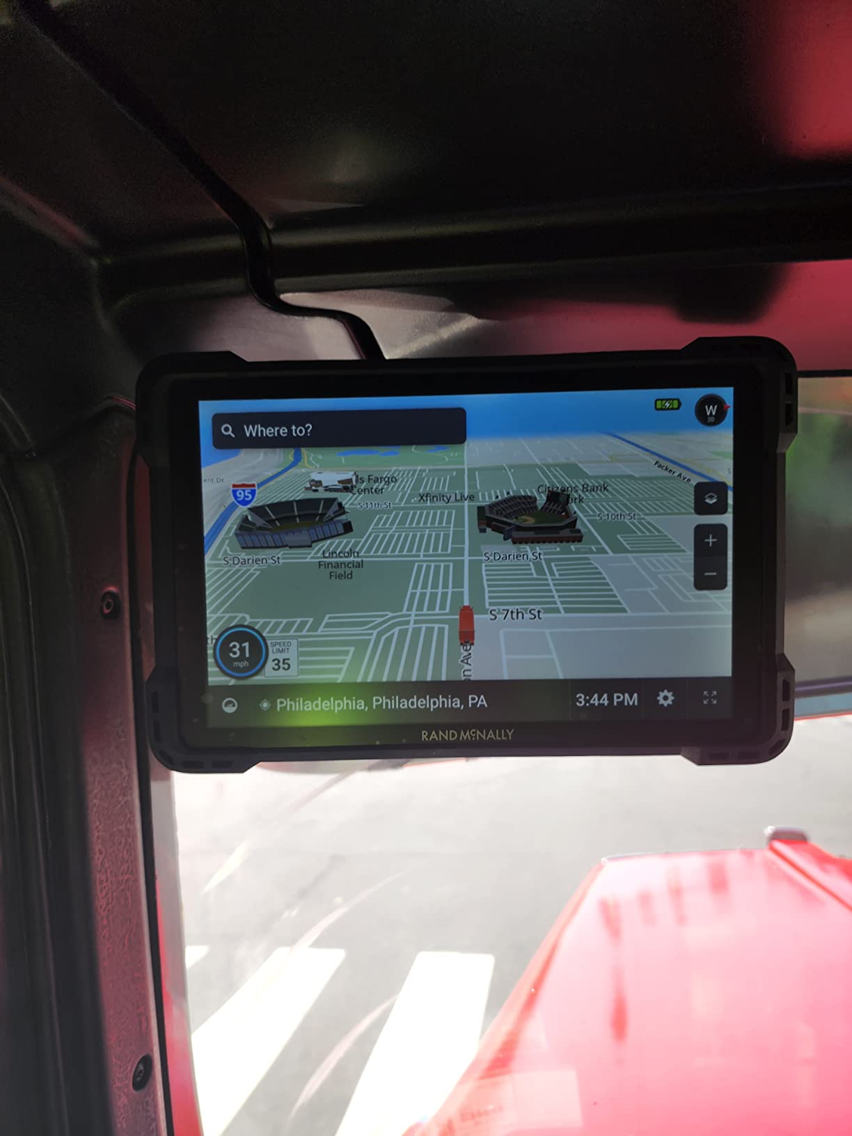 Rand McNally TND 1050 10-inch GPS Truck Navigator with Industry's Best Custom Trucking Routes, Rand Navigation 2.0, Download 2025 Maps + Built-in Camera customer photo 1