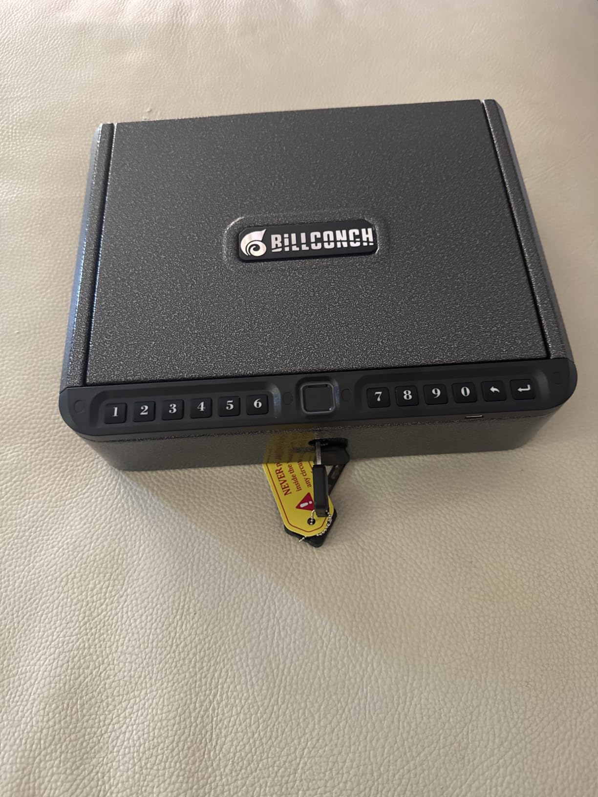 BILLCONCH Gun Safe for Handgun with Fingerprint, App, 0–9 Numeric Keypad customer photo 1