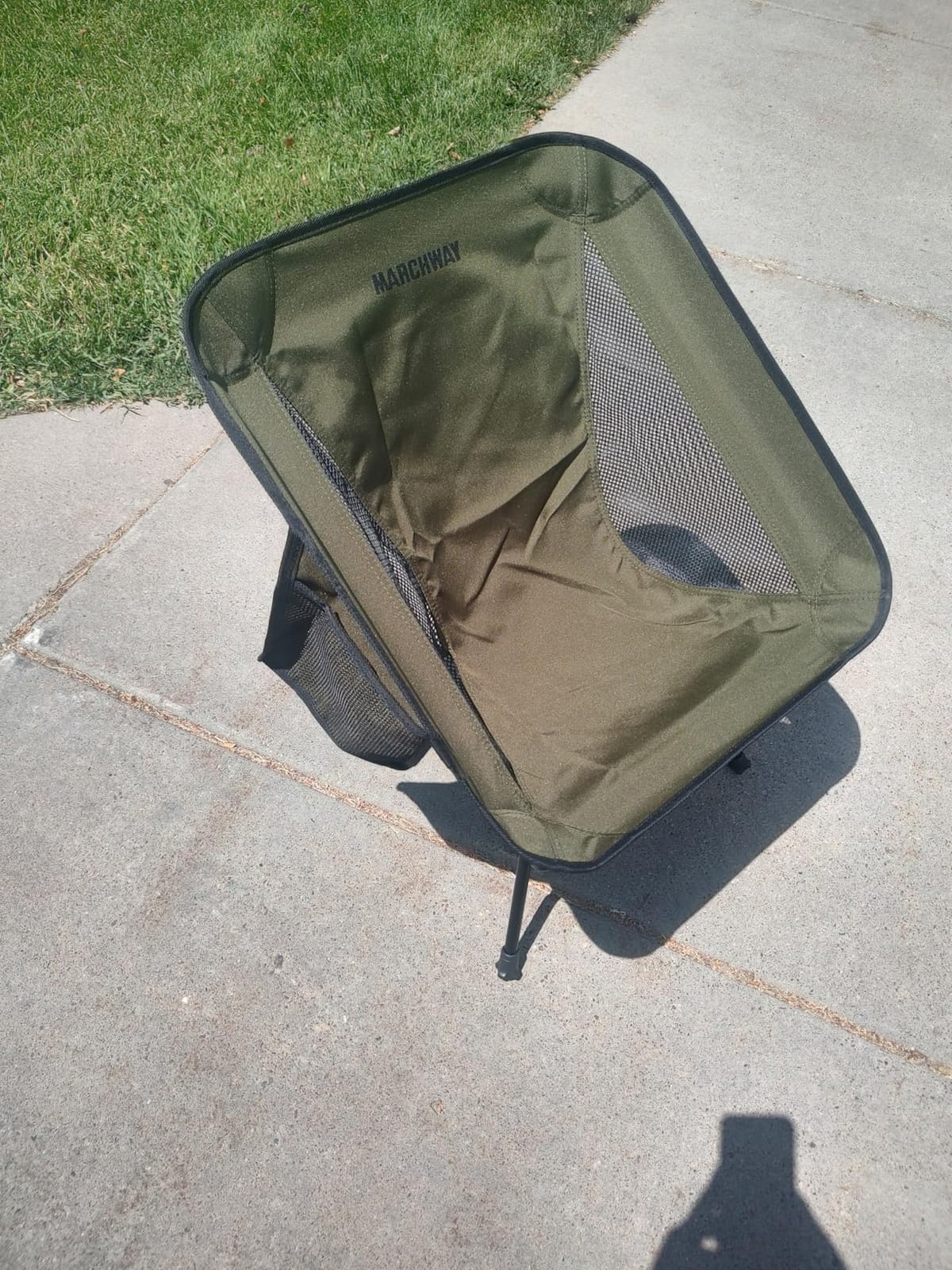 MARCHWAY Lightweight Folding Camping Chair, Compact Stable, Holds 330 lbs customer photo 1