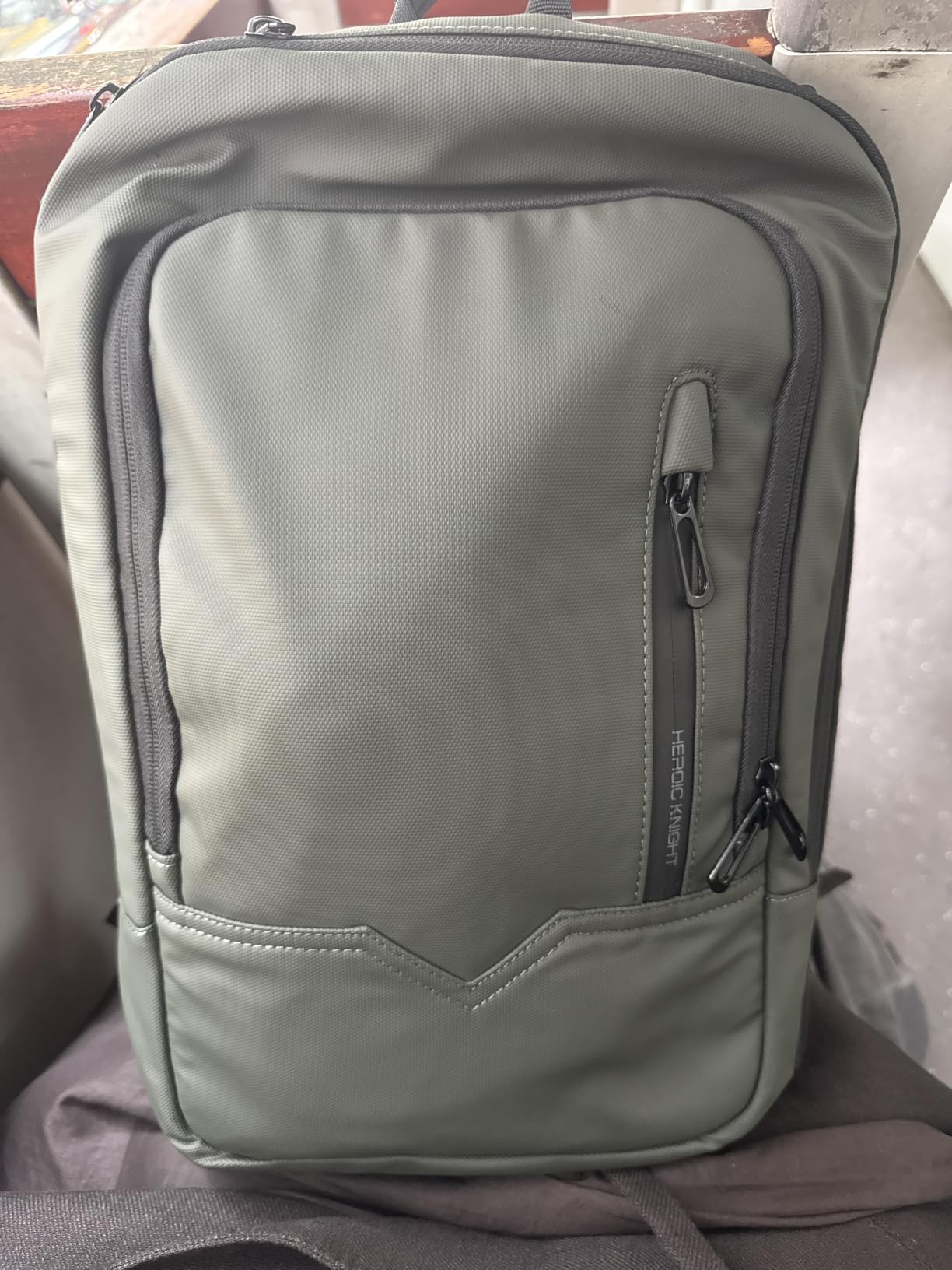 hk Backpack for Men Business Slim Laptop Bag customer photo 2