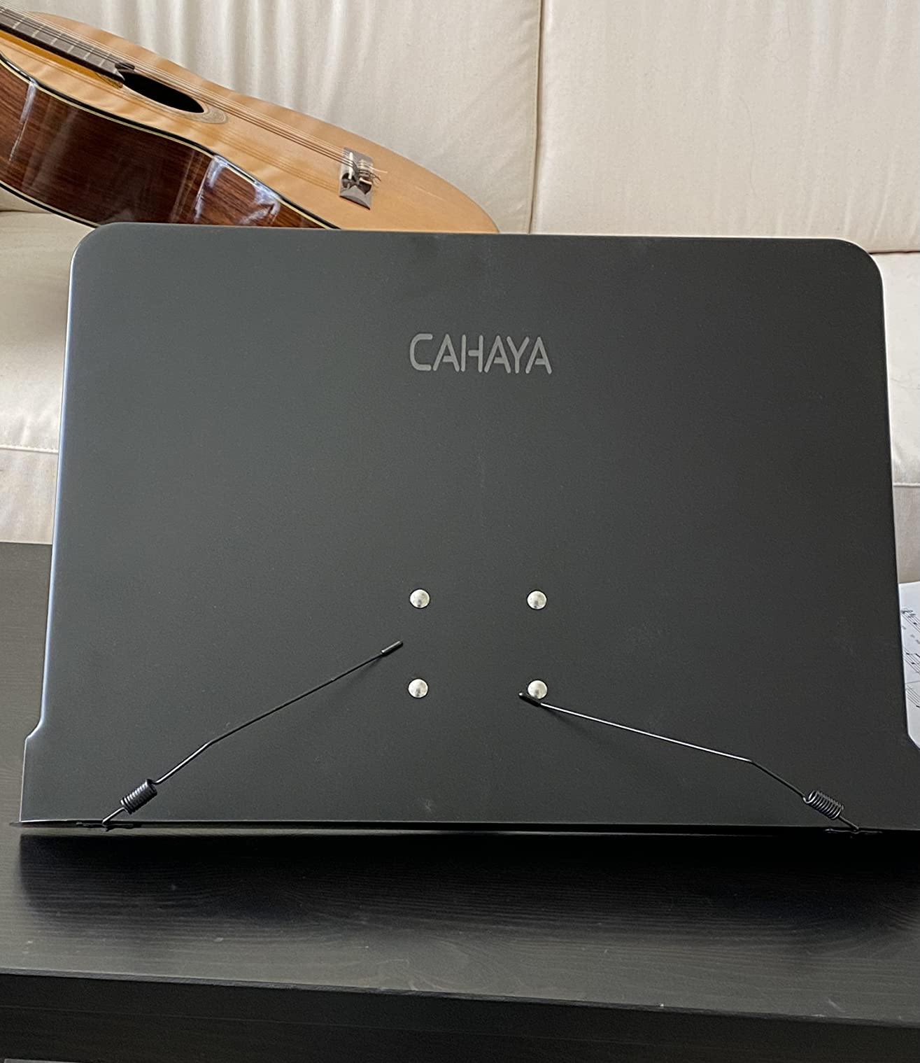 CAHAYA 5 in 1 Heightened Dual-use Sheet Music Stand Desktop Book Stand customer photo 2