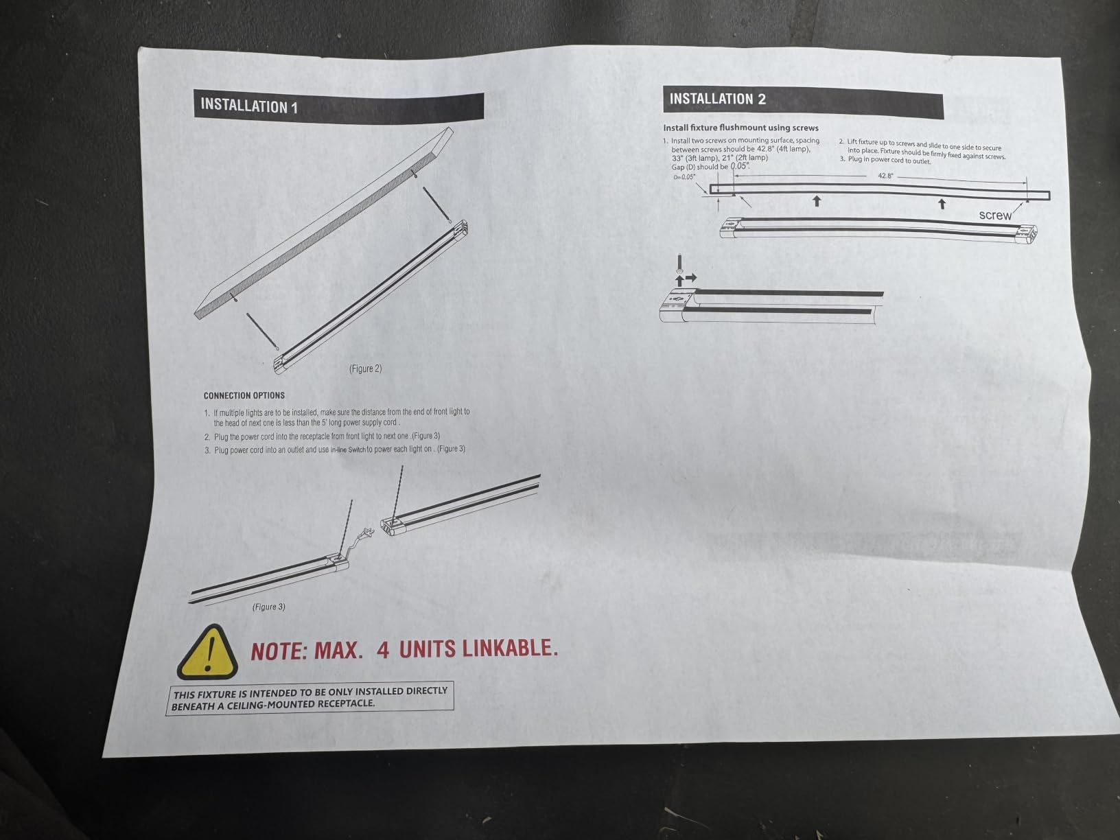 BBOUNDER 10 Pack 4FT LED Shop Light, 6500K, 40W=250W, 4400LM, 4 Linkable customer photo 2
