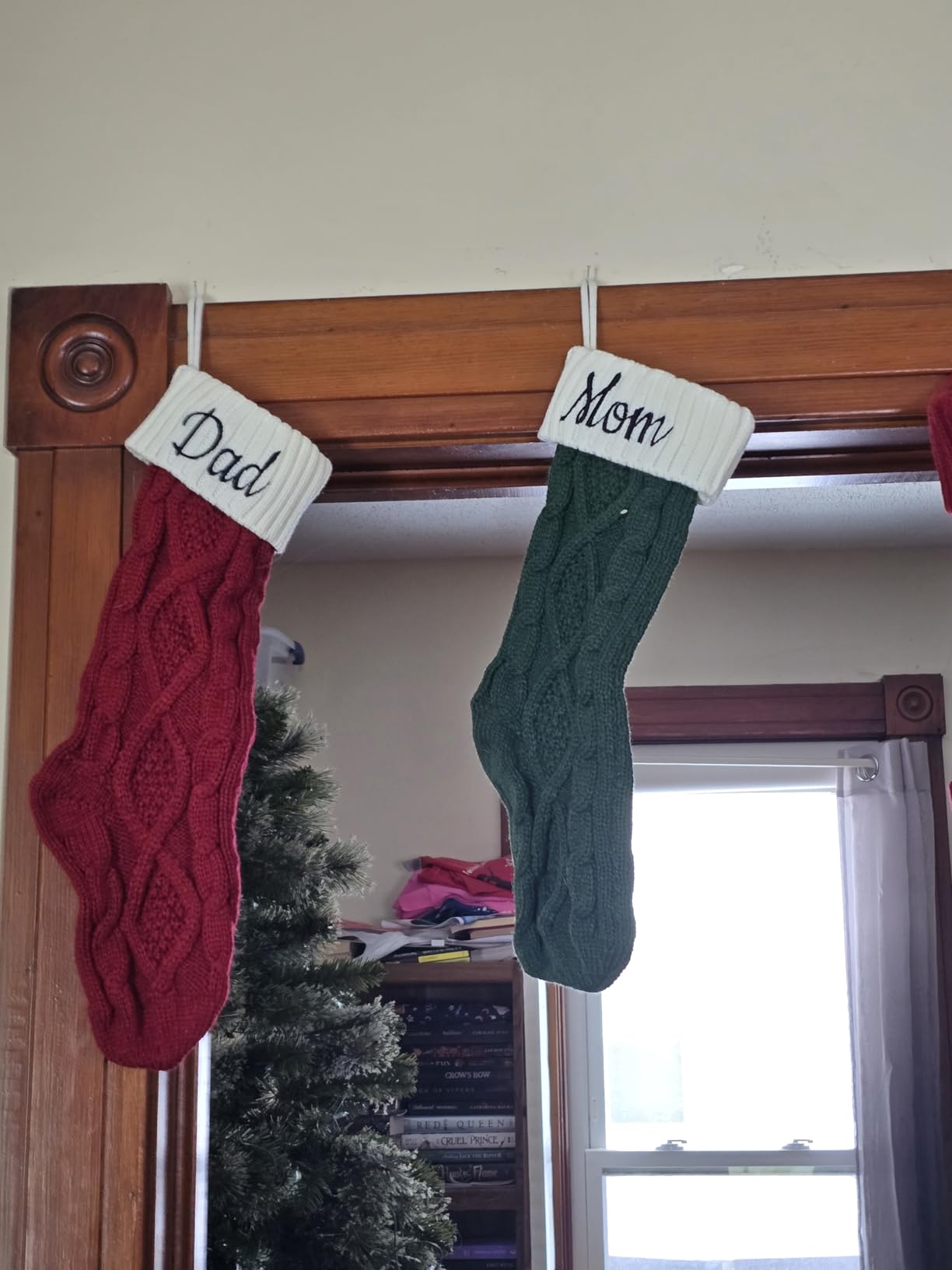 Personalized Christmas Stockings,Custom Name Family Christmas Stocking customer photo 2