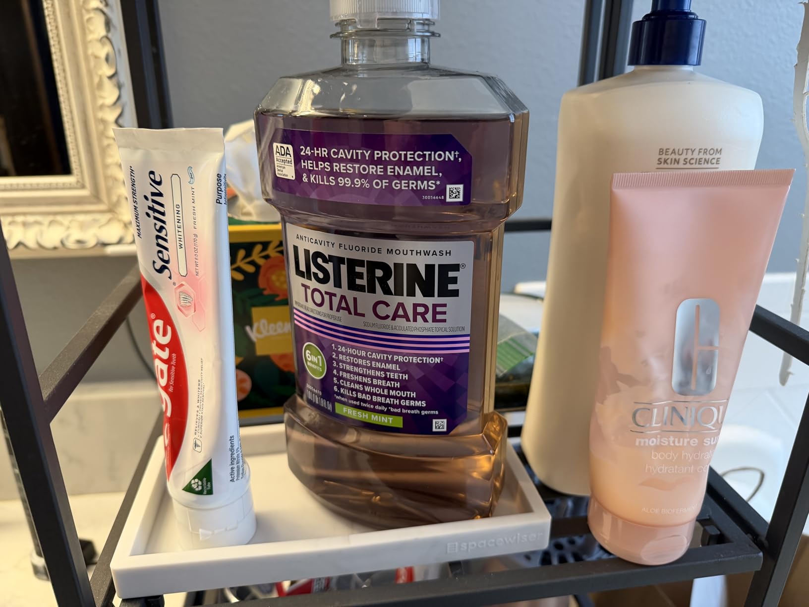 Spacewiser Silicone Countertop & Vanity Tray – 11.7” Bathroom Counter Tray customer photo 2
