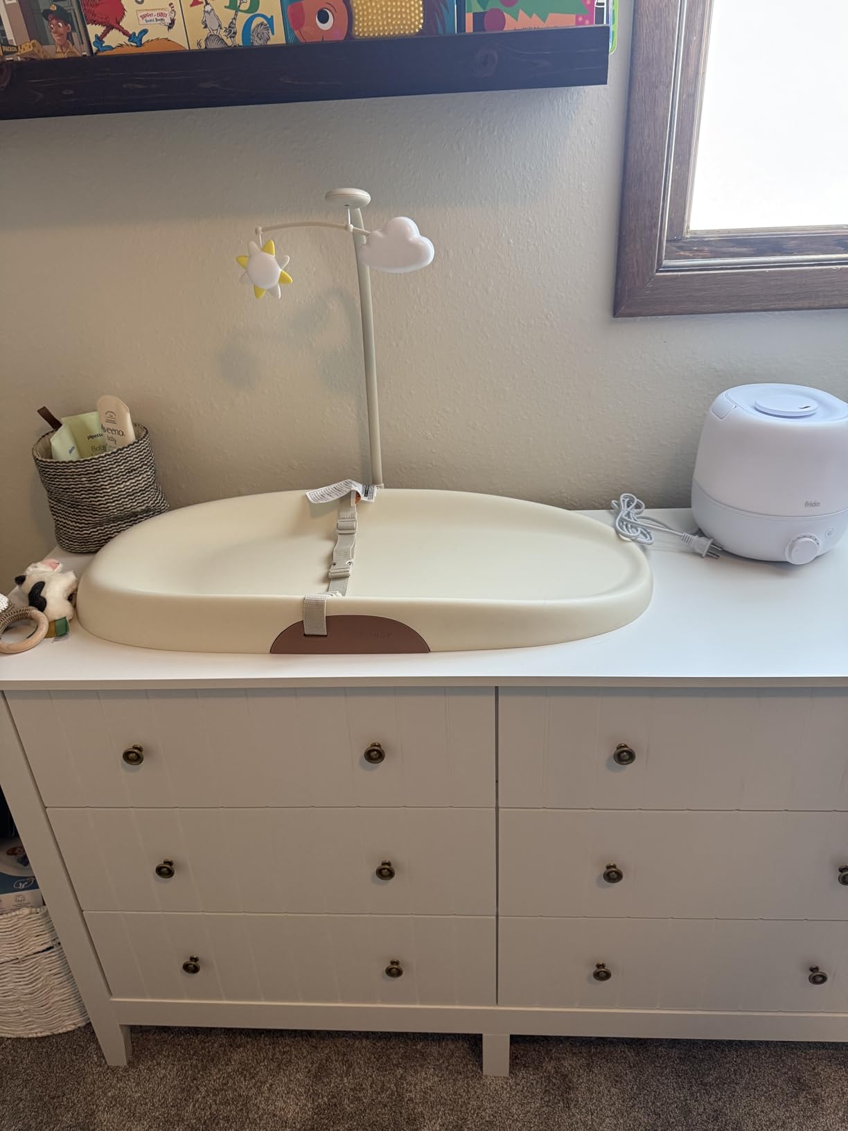 FOTOSOK White Dresser, Chest of Drawers, Modern 6 Drawer Nursery Dressers customer photo 2
