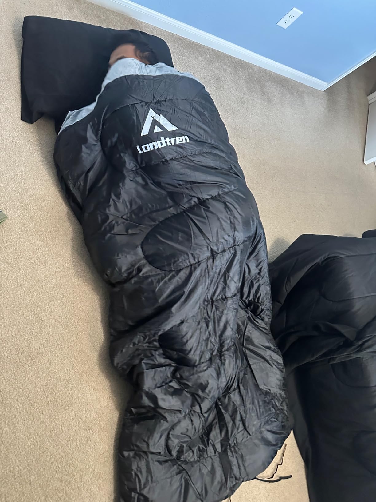 LONDTREN Large 0 Degree Sleeping Bags for Adults Cold Weather Sleeping Bag Camping Winter Below Zero 20 15 Flannel Big and Tall XXL customer photo 1