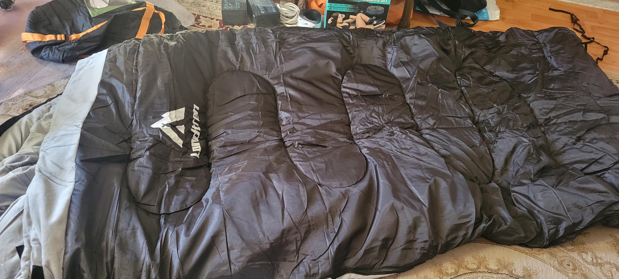 LONDTREN Large 0 Degree Sleeping Bags for Adults Cold Weather Sleeping Bag Camping Winter Below Zero 20 15 Flannel Big and Tall XXL customer photo 2