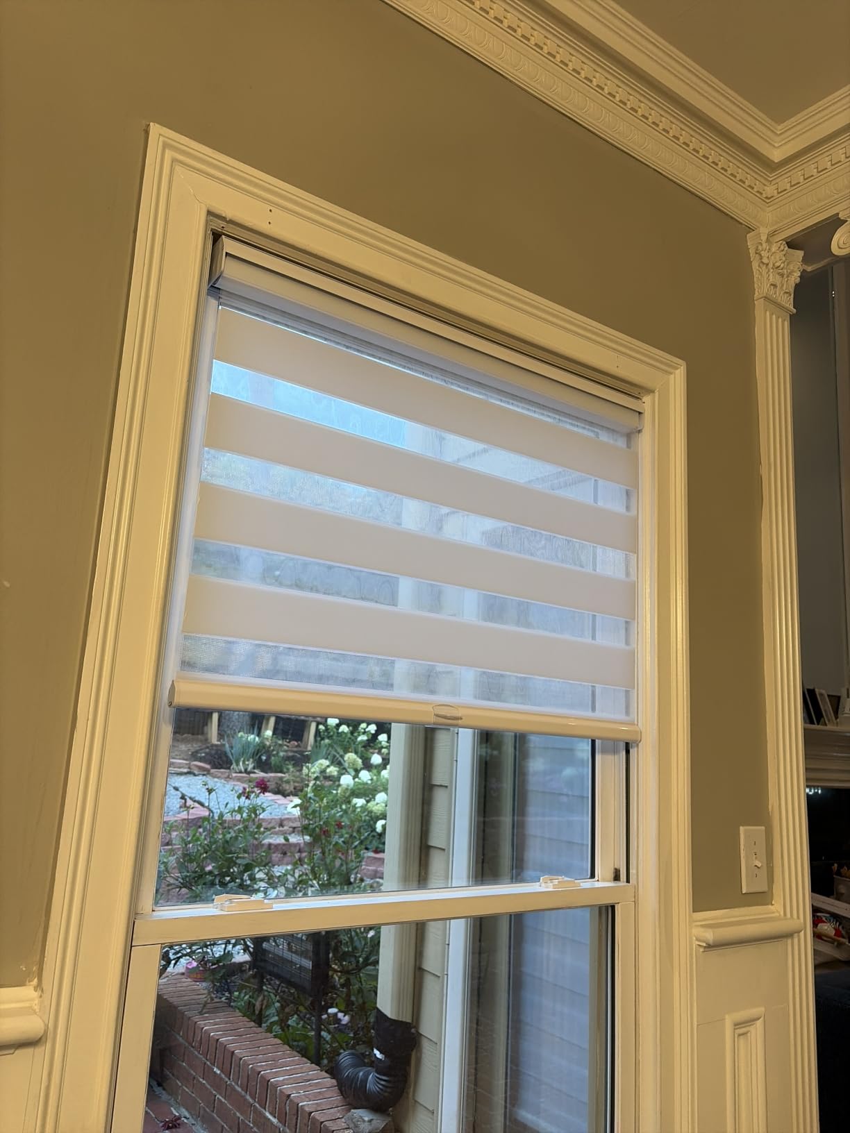Persilux Cordless Zebra Blinds for Windows Free-Stop Roller Window Shades (22