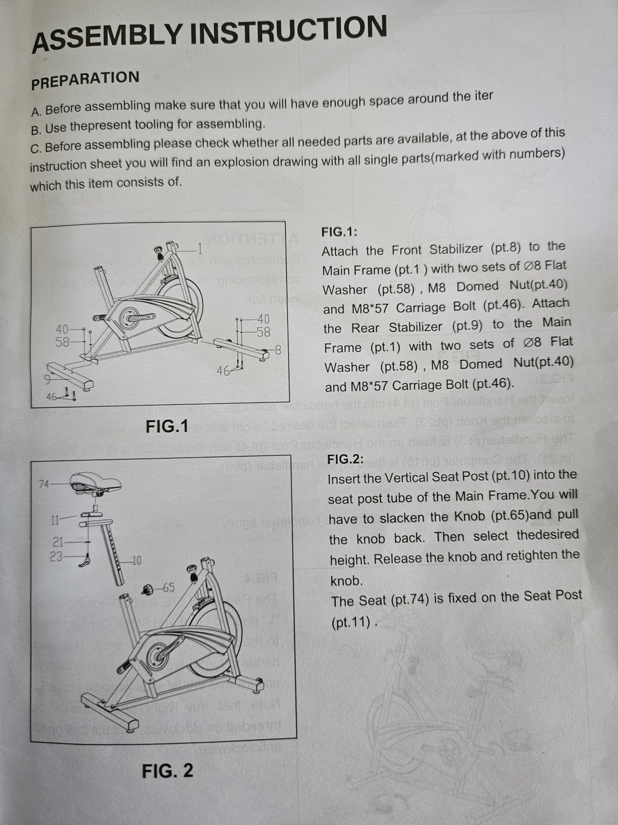 JOROTO Exercise Bike, Magnetic Stationary Bikes for Home customer photo 1