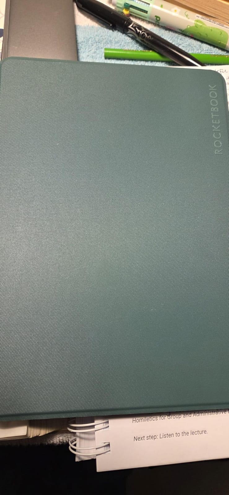 Rocketbook Pro Smart Reusable Notebook, Letter 8.5x11, Black customer photo 1