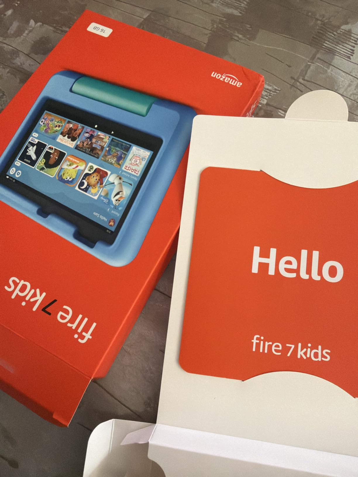 Amazon Fire 7 Kids tablet, ages 3-7. Top-selling 7