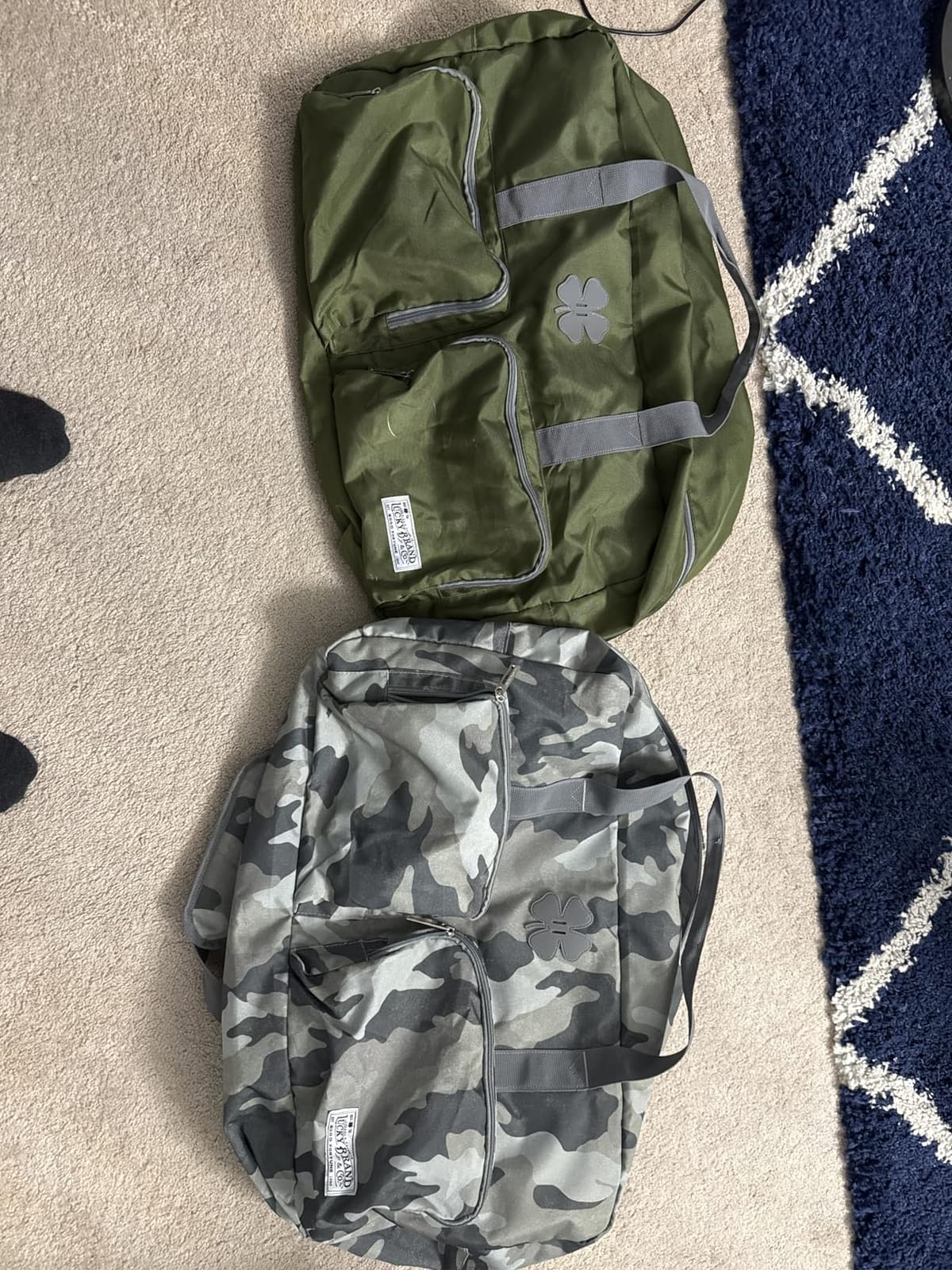 Lucky Brand Large Duffle Bag for Travel, Foldable Weekender Duffel bag customer photo 1