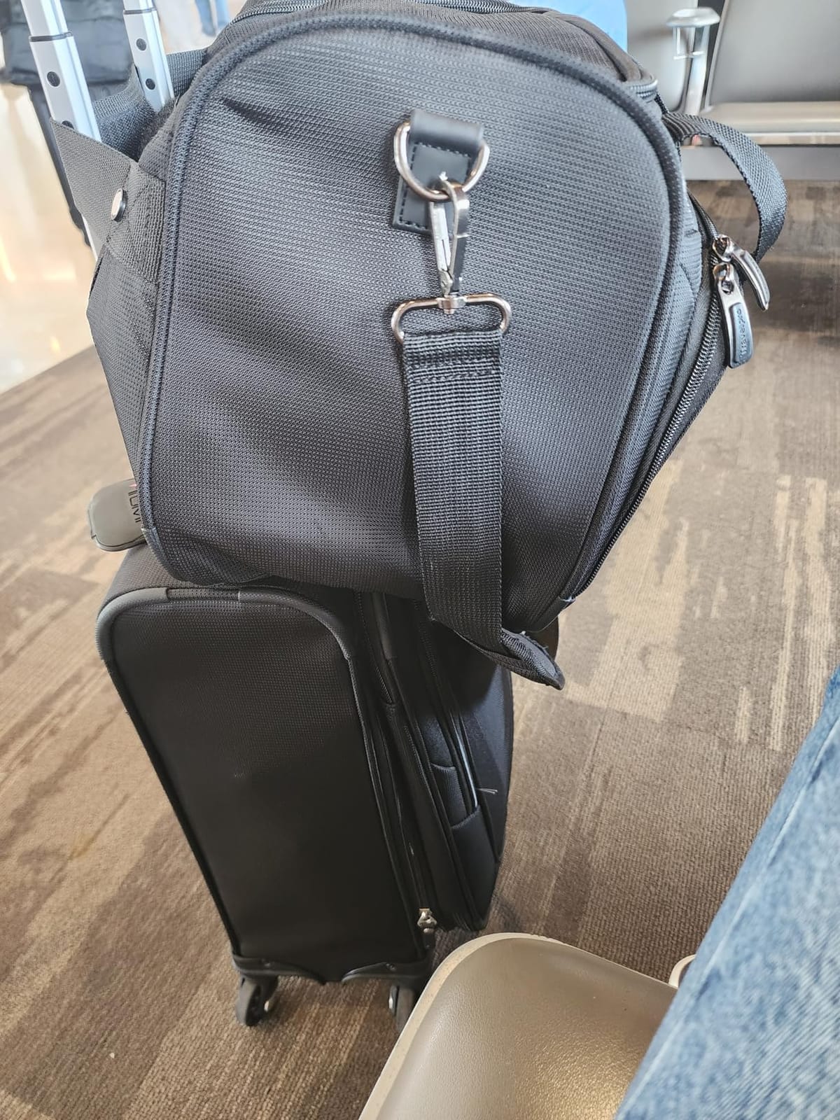 Travelpro Maxlite 5 Softside Carry-On Luggage Spinner, Black, 20-Inch customer photo 2