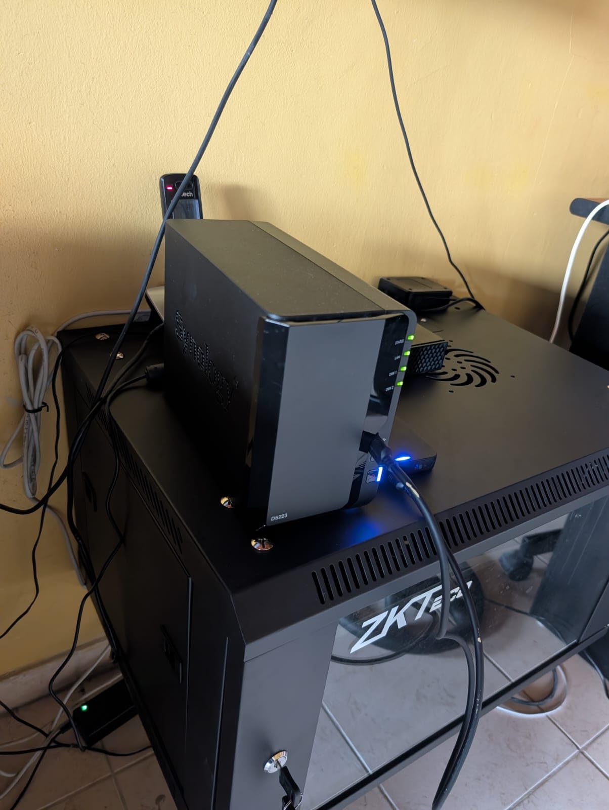 Synology DS223 Home & Office Backup Hub - Centralize Files, Protect Data & Monitor Property (2-Bay Diskless NAS) customer photo 1